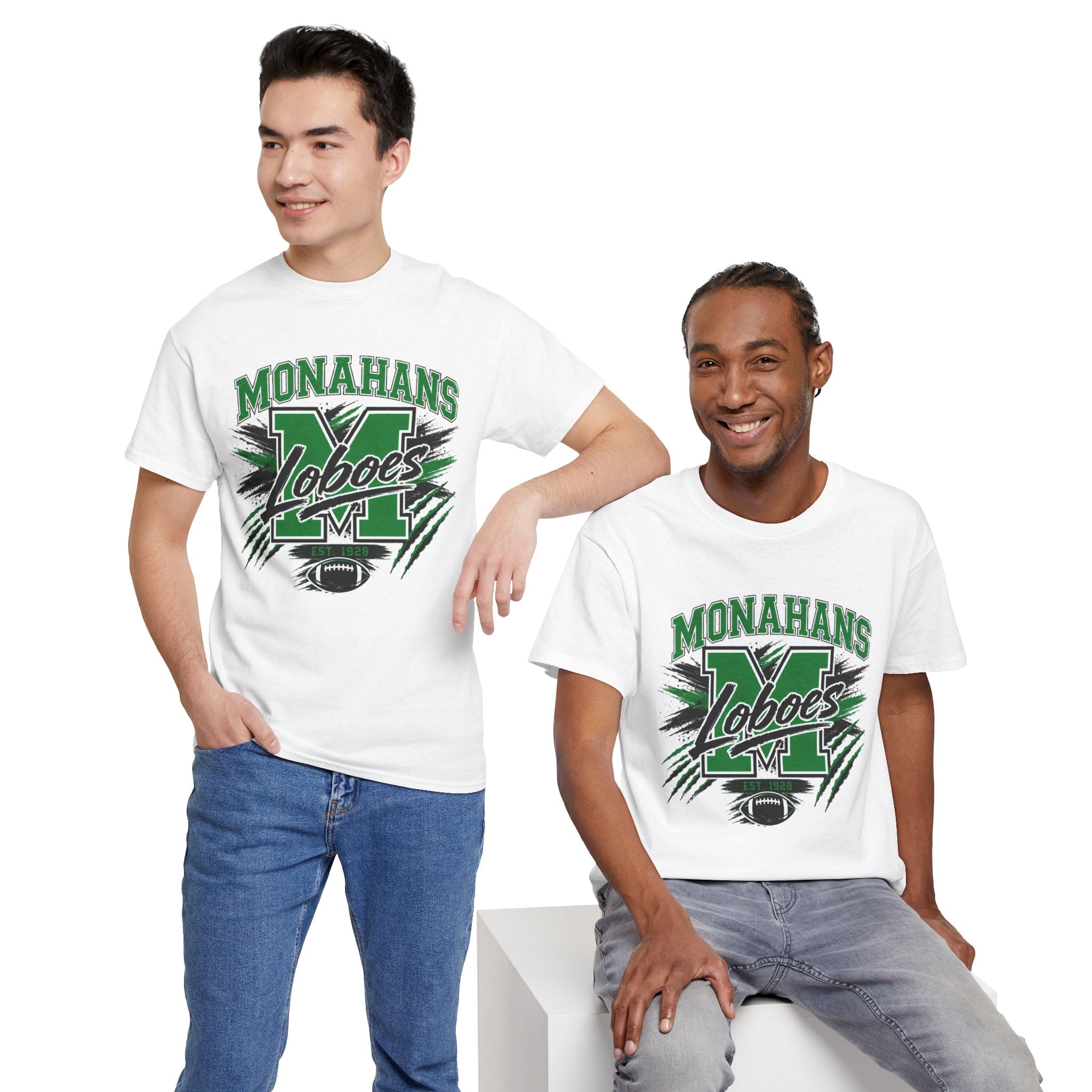 Monahans Loboes Football T-Shirt — School Spirit Tee