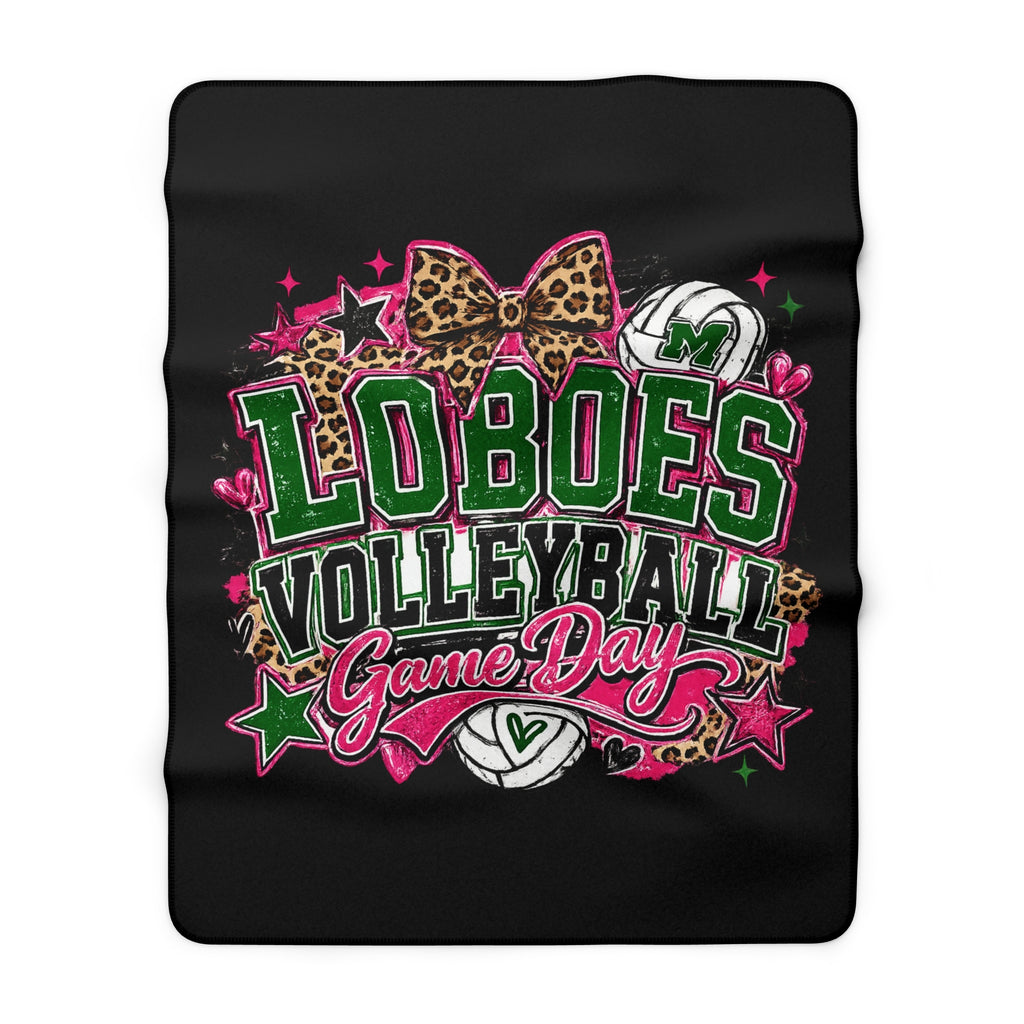 Loboes Volleyball Sherpa Blanket