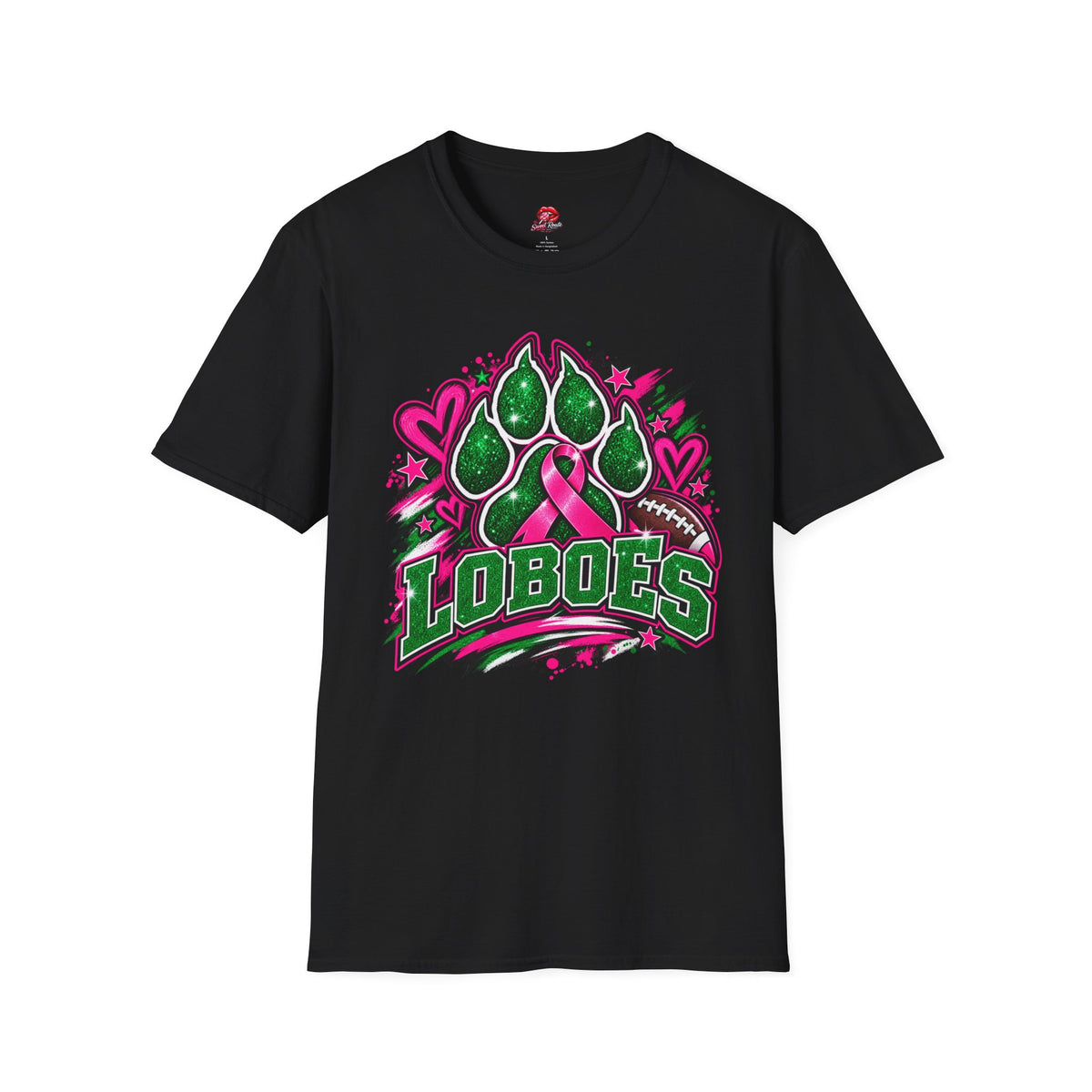 Lobos Pink Ribbon Paw T-Shirt