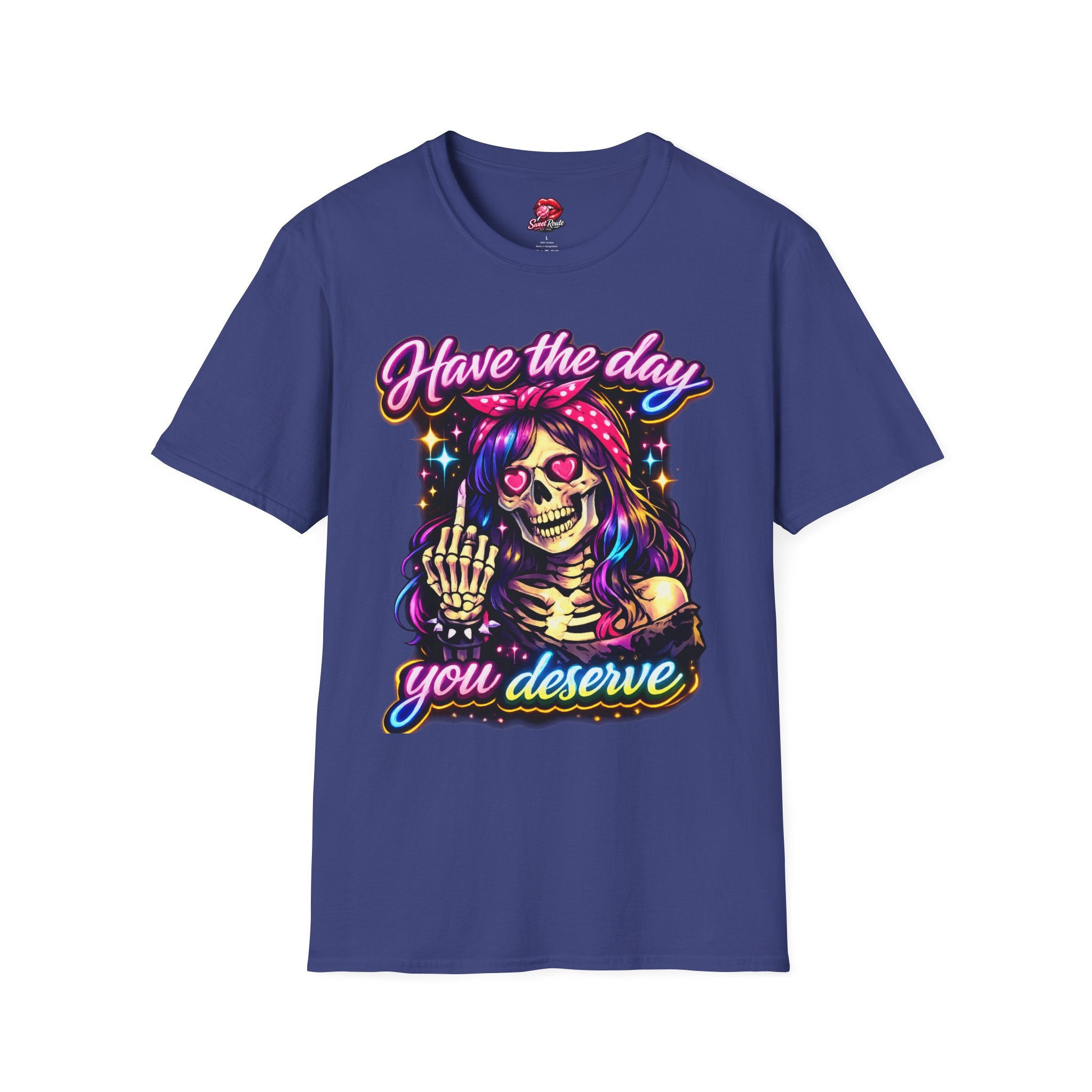 Have the Day Skull Girl Graphic T-Shirt