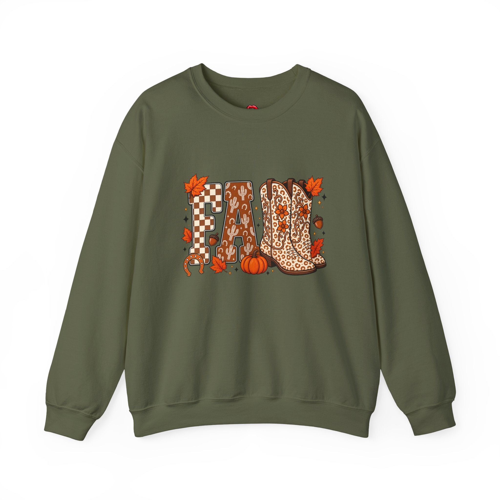 Fall Cowgirl Crewneck Sweatshirt