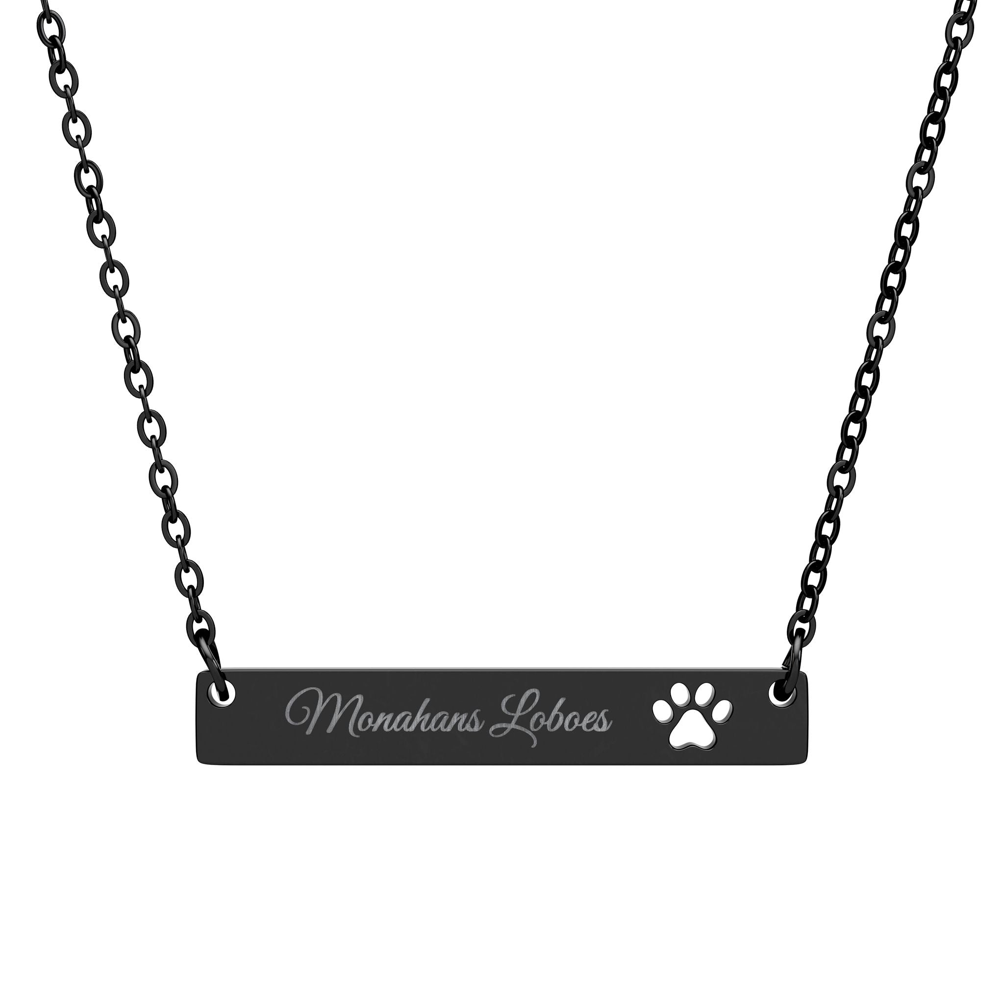 Monahans Loboes Paw Cutout Necklace