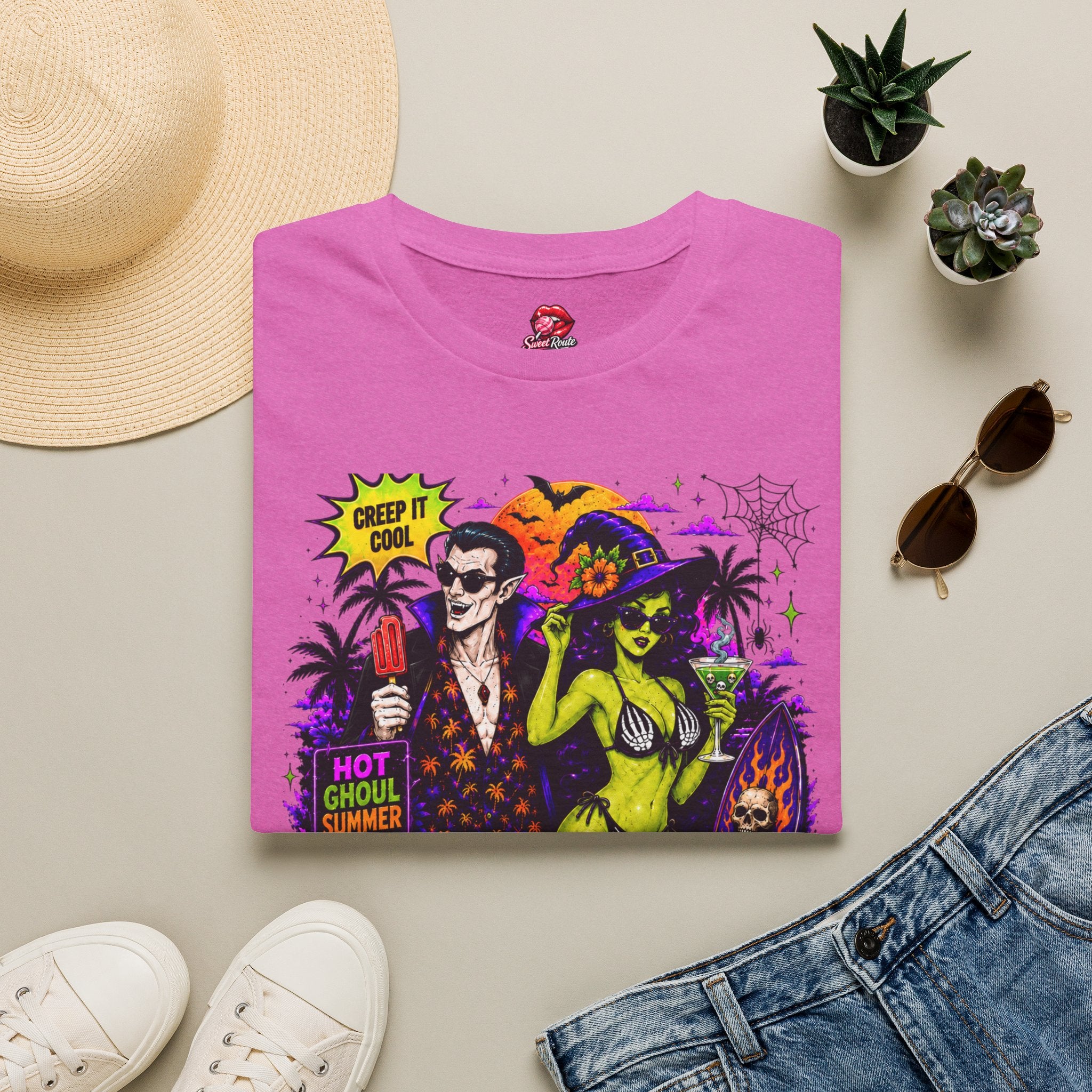 Hot Ghoul Summr Tee | Retro Summerween Shirt