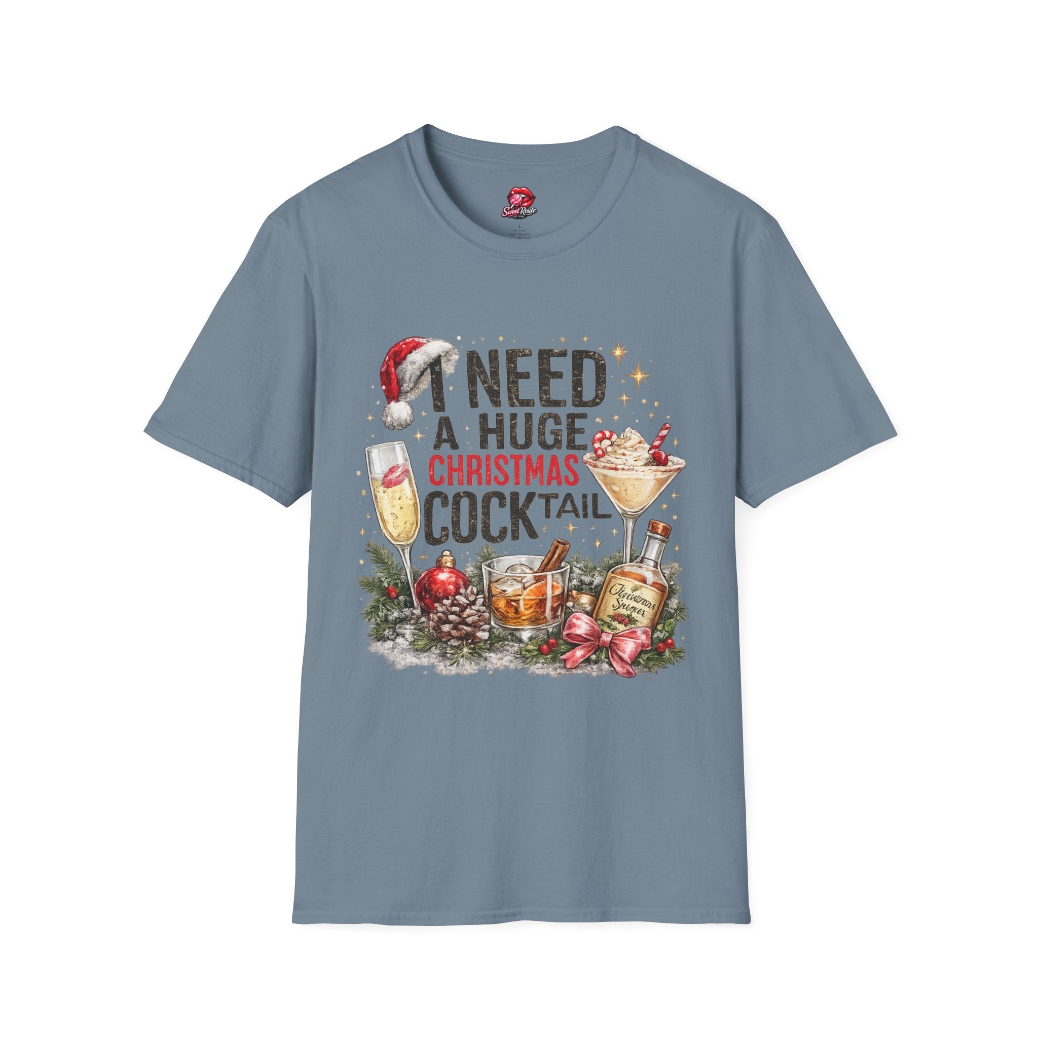 I Need a Huge Christmas Cocktail T-Shirt