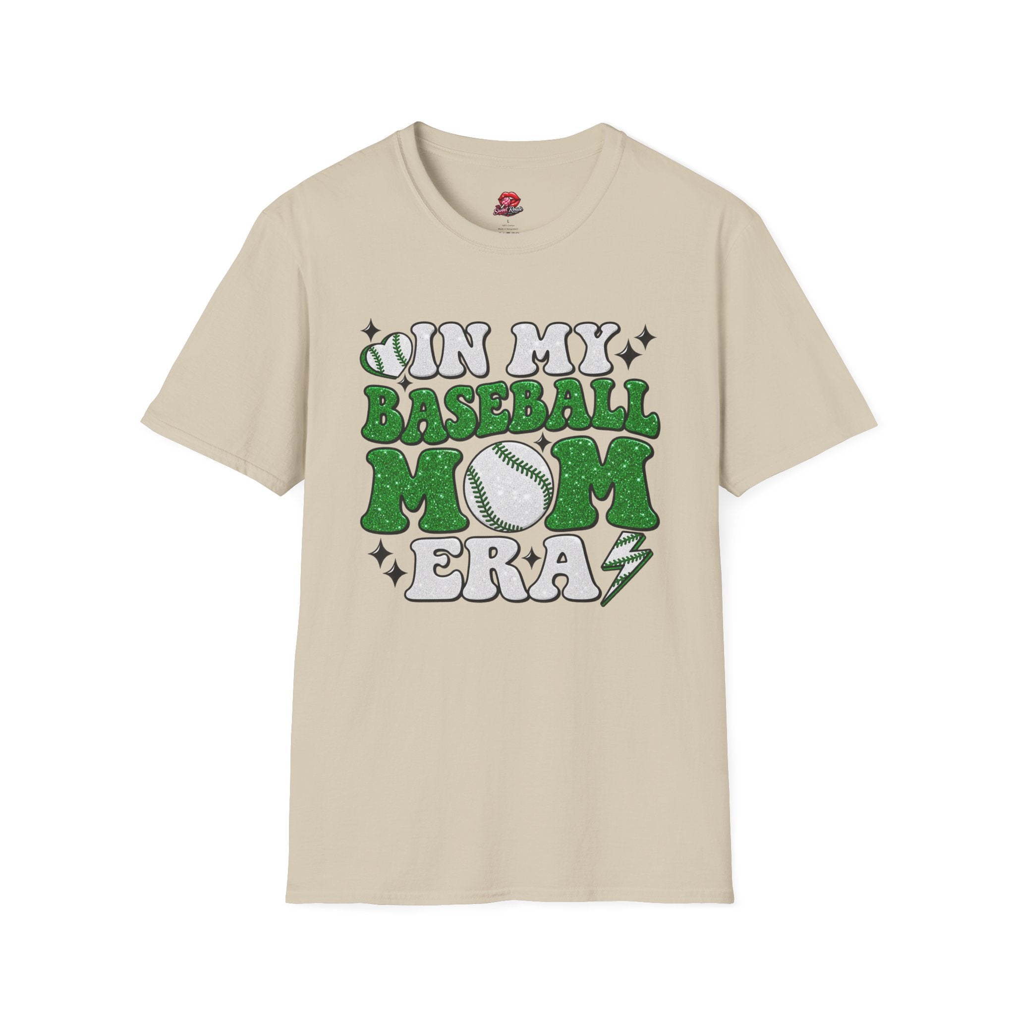In My Baseball Mom Era Green Tee