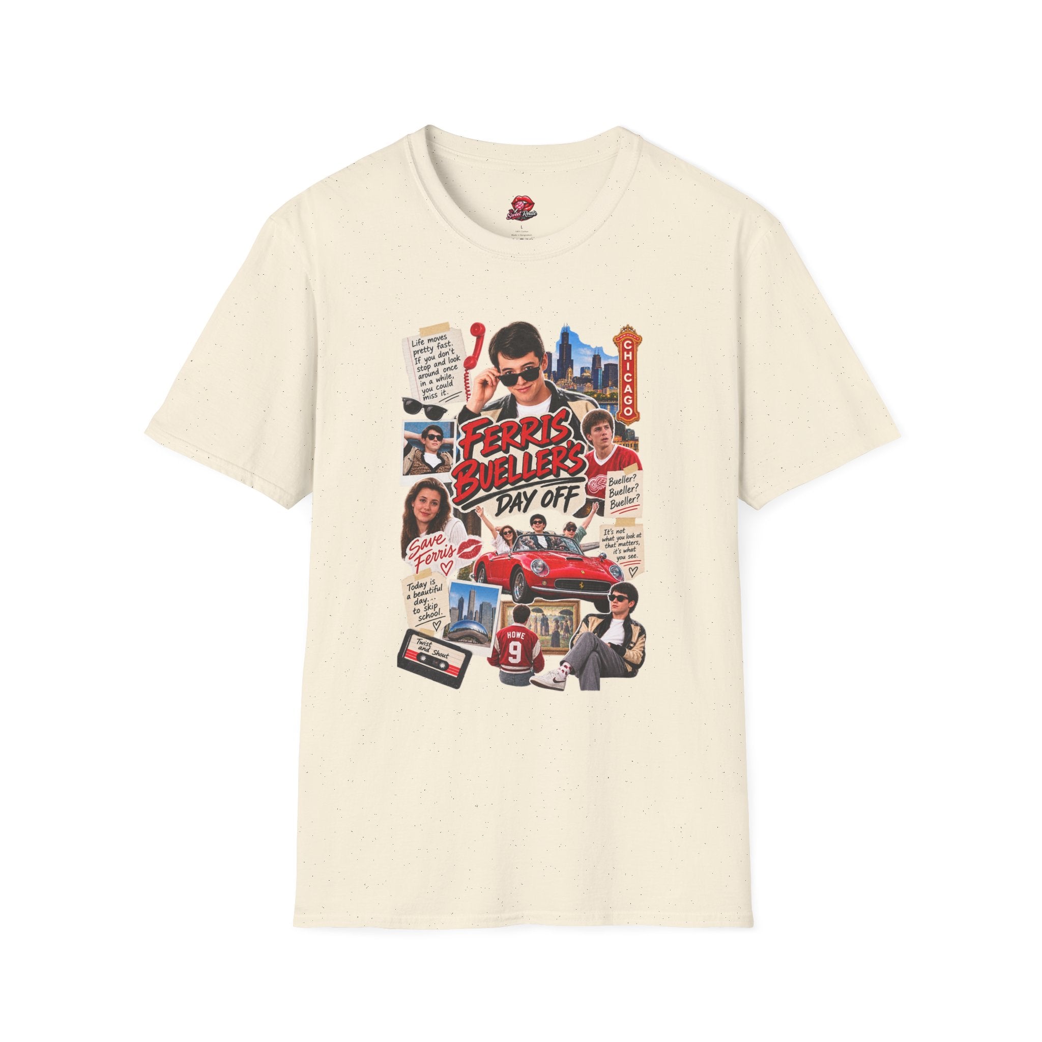Ferris Collage Movie T-Shirt