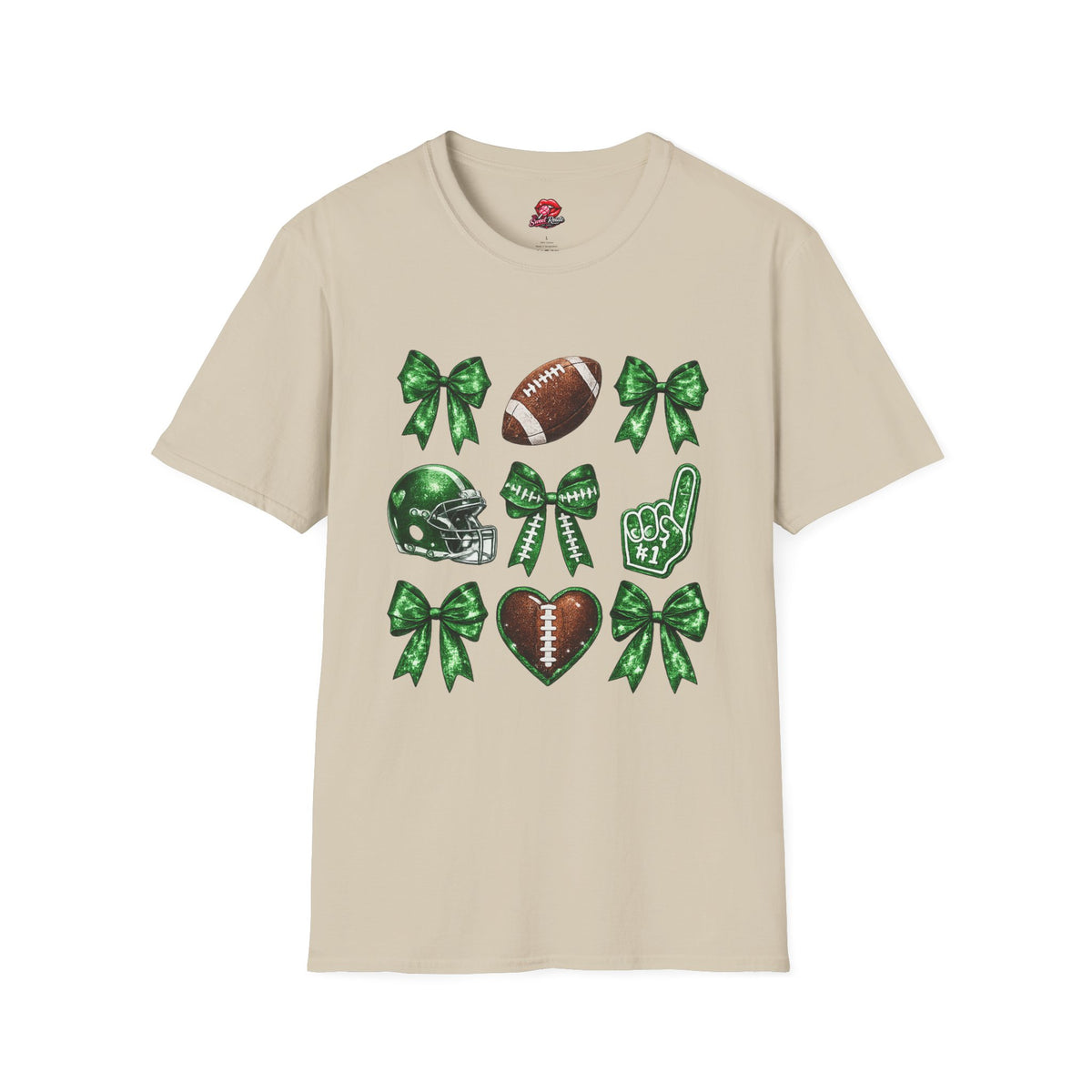 Football Cheer Bow T-Shirt