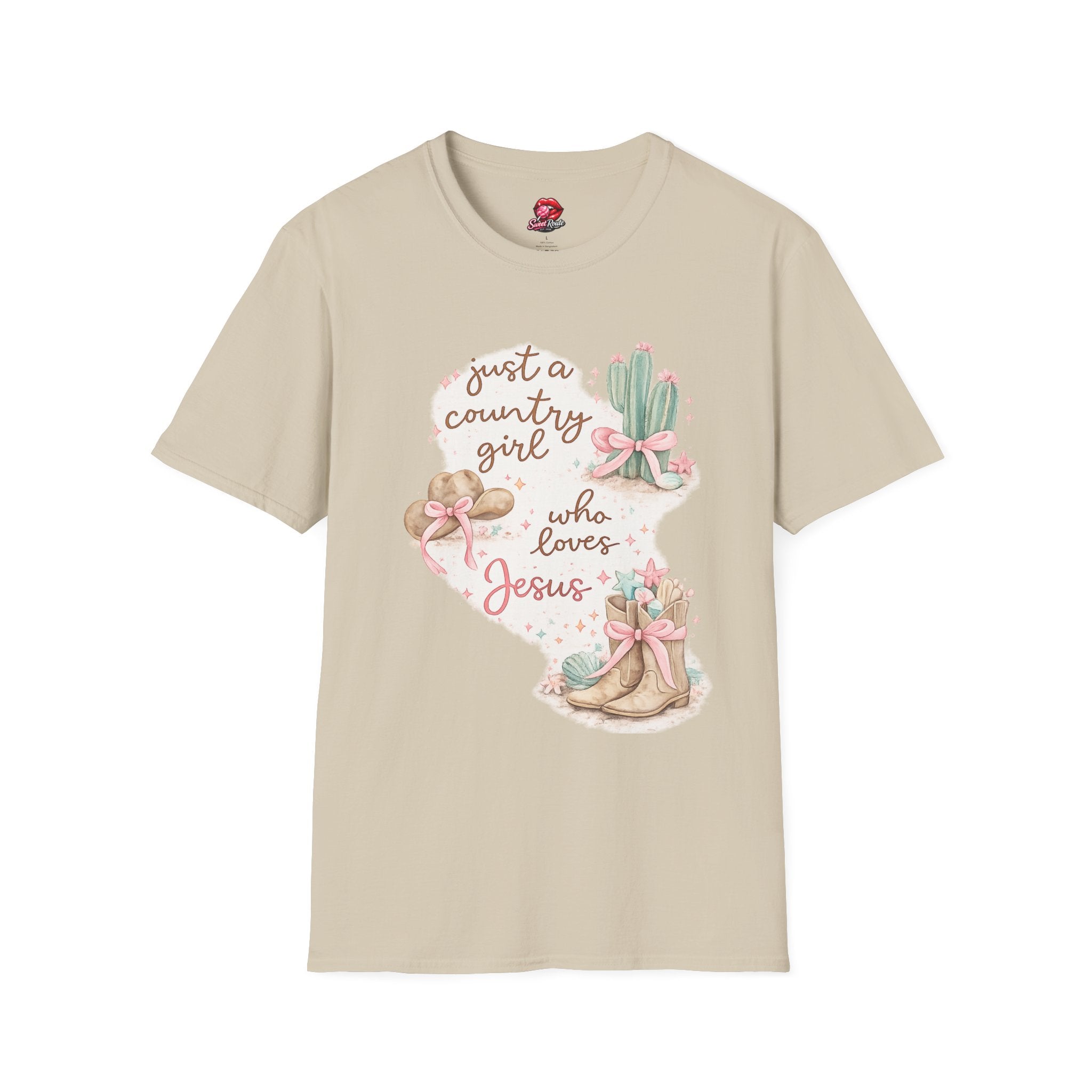 Just a Country Girl Who Loves Jesus T-Shirt