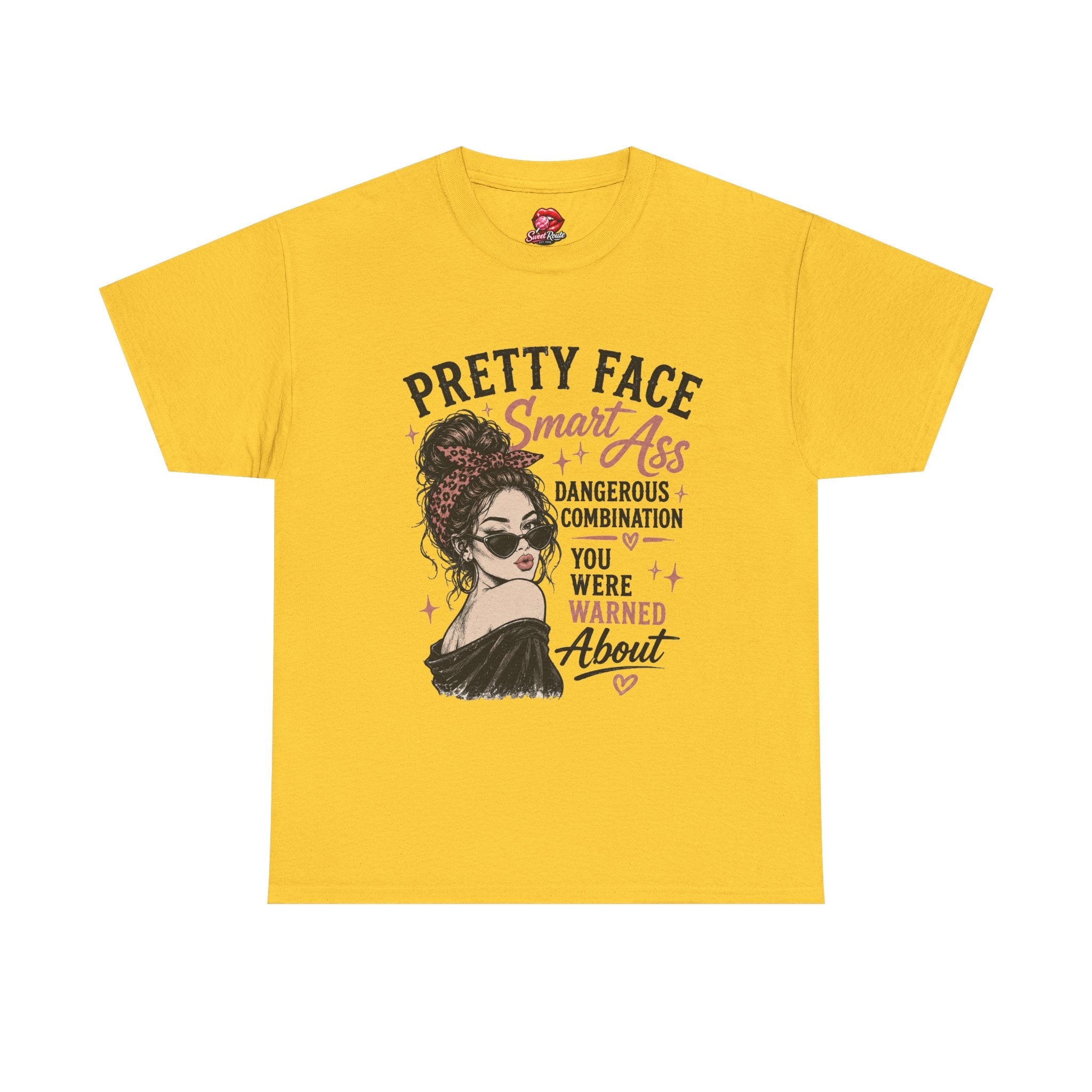Pretty Face Smart Ass graphic tee