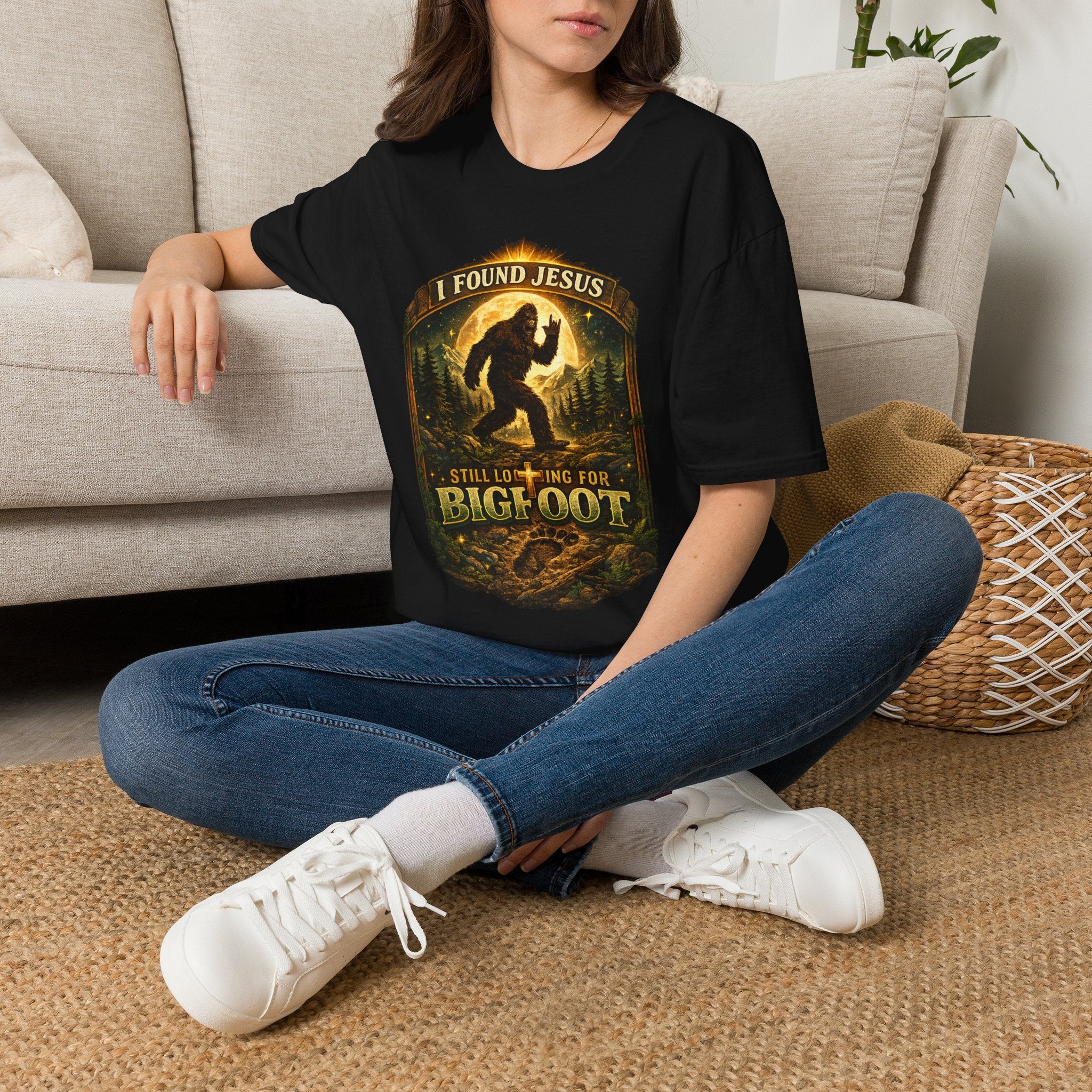 Bigfoot Jesus T-Shirt