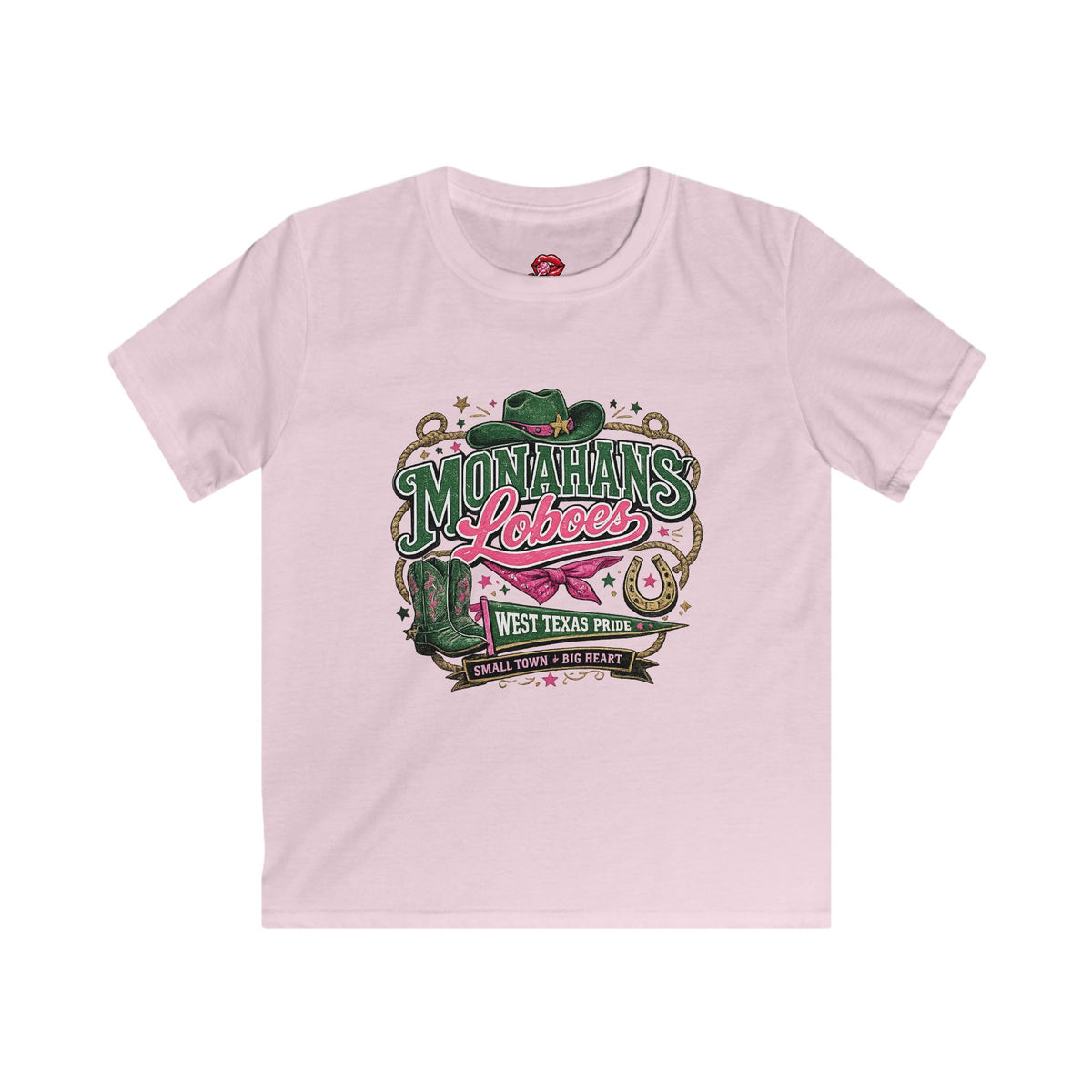 Loboes West Texas Kids Western Tee