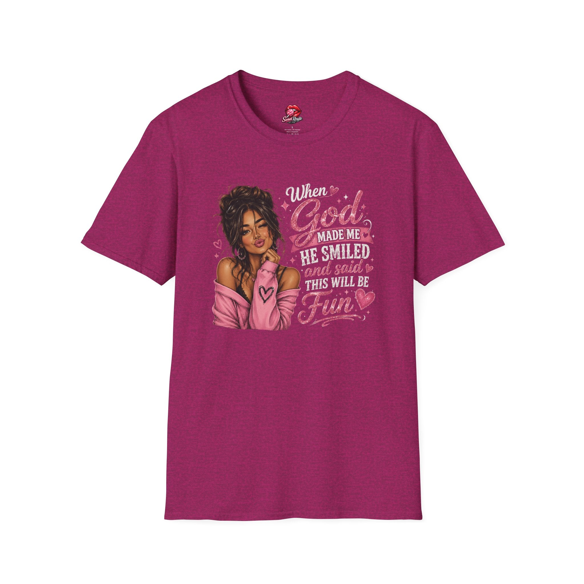 When God Made Me He Smiled T-Shirt