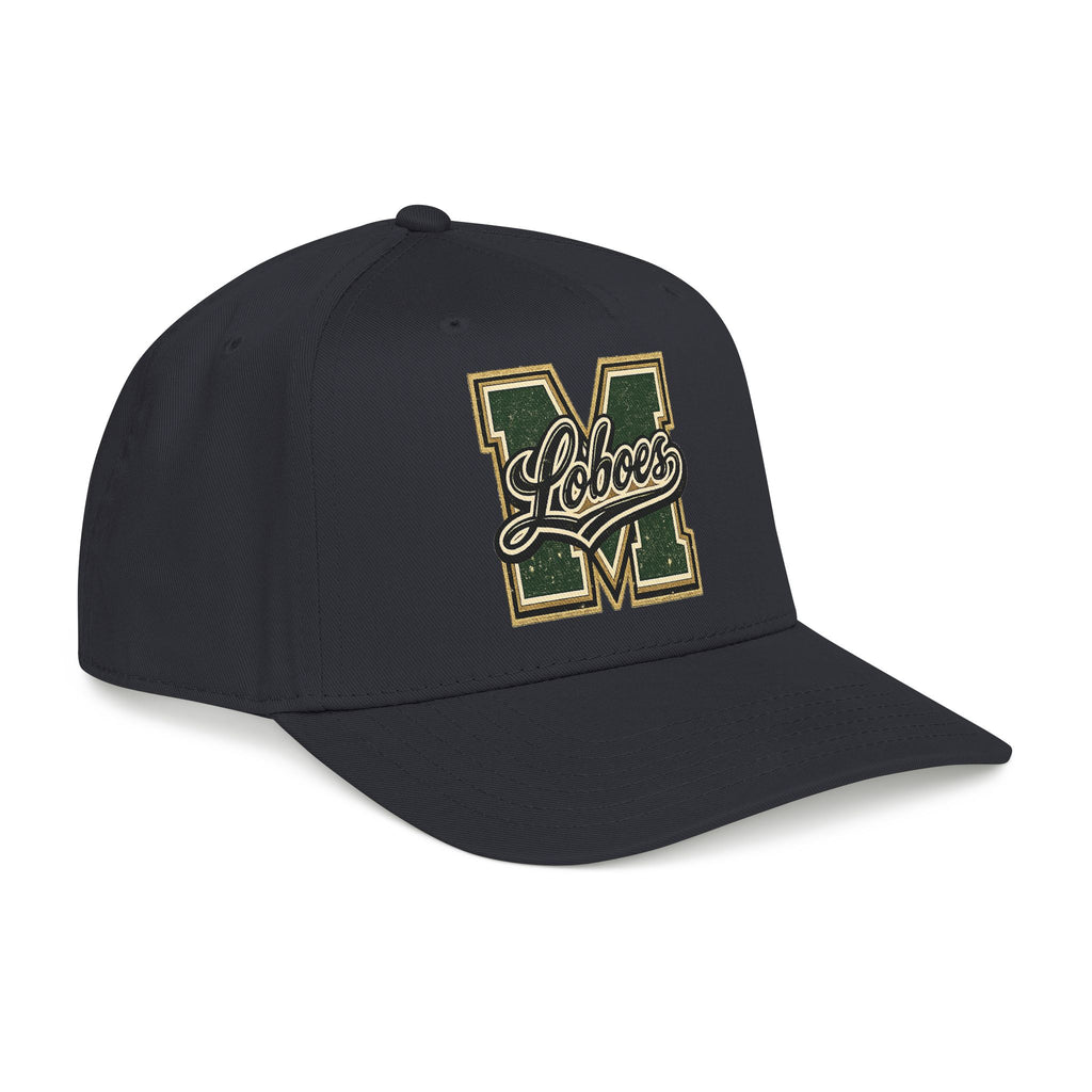 Loboes Vintage Letter M Mid-Profile Baseball Cap