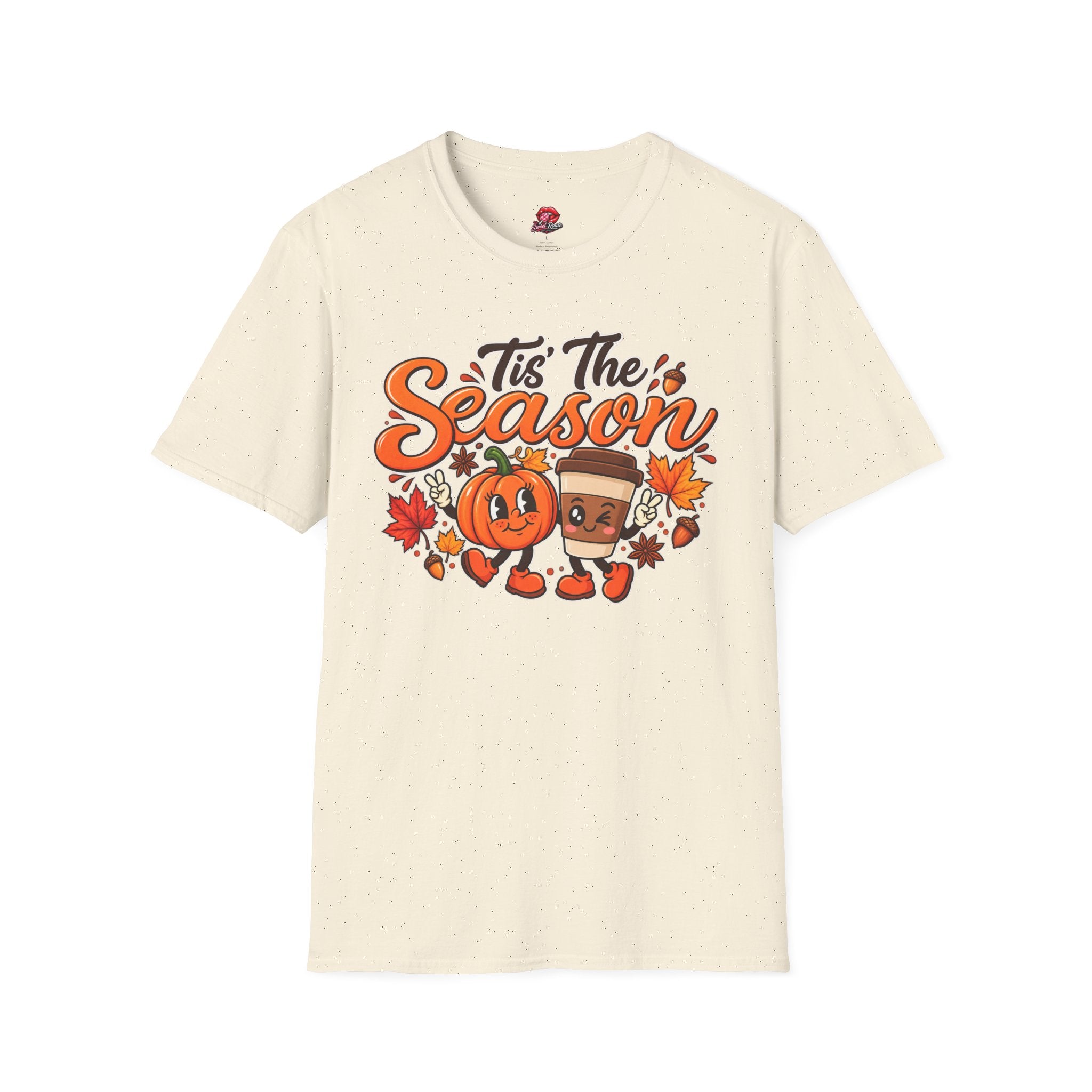 Tis The Season Pumpkin & Coffee Fall Graphic Tee