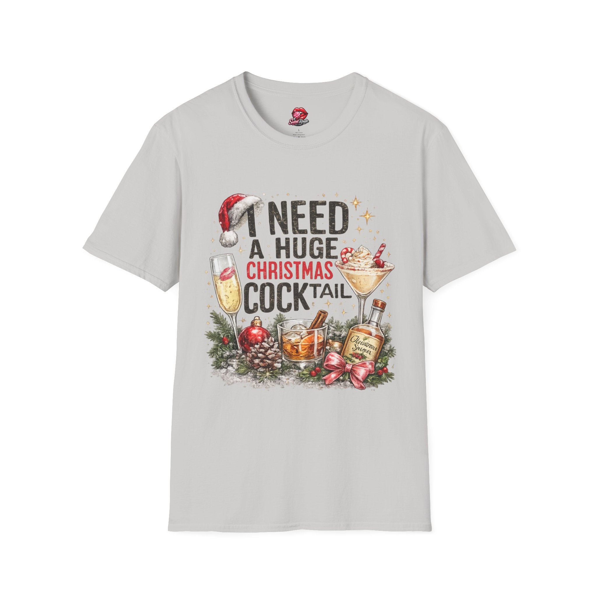 I Need a Huge Christmas Cocktail T-Shirt