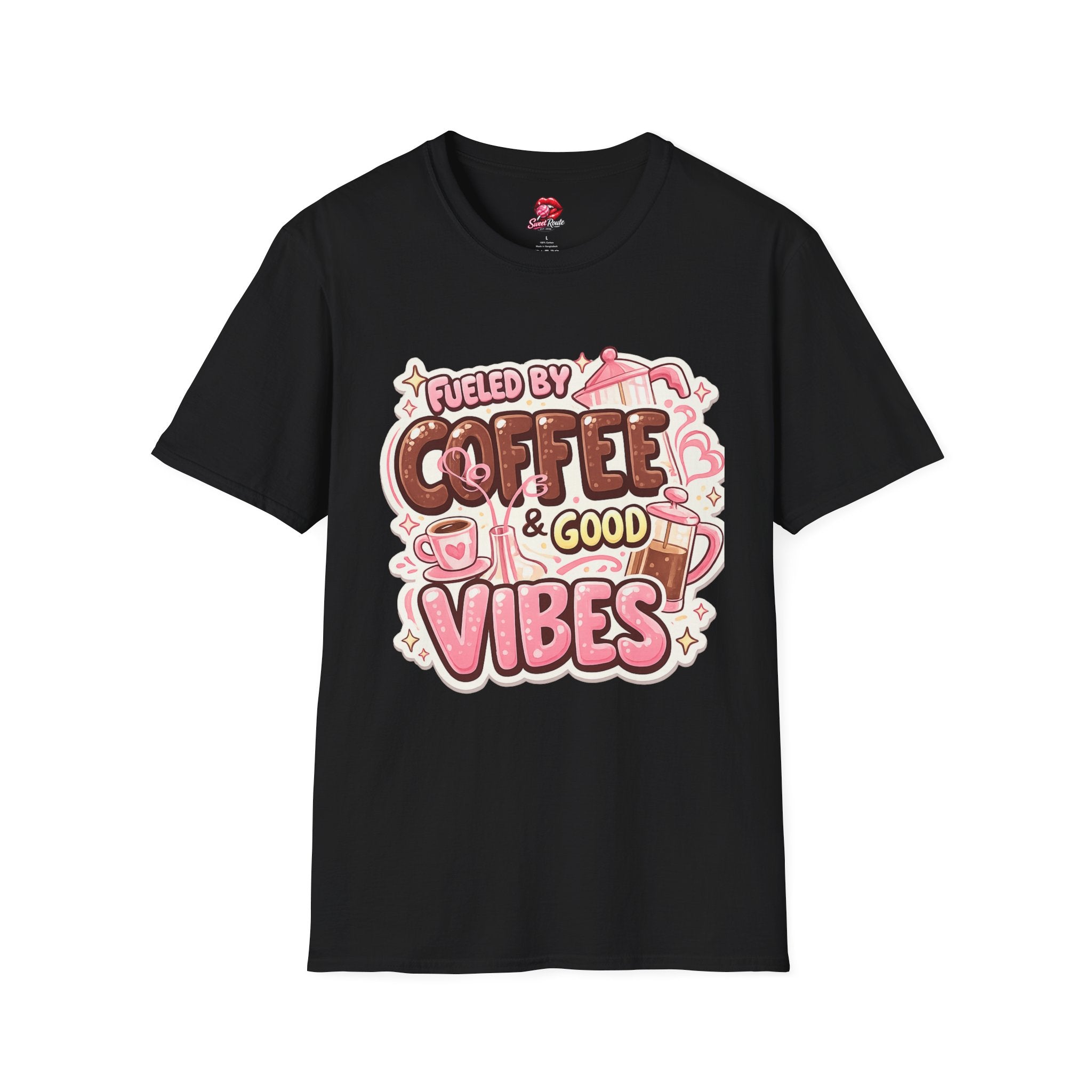 Fueled by Coffee & Good Vibes T-Shirt