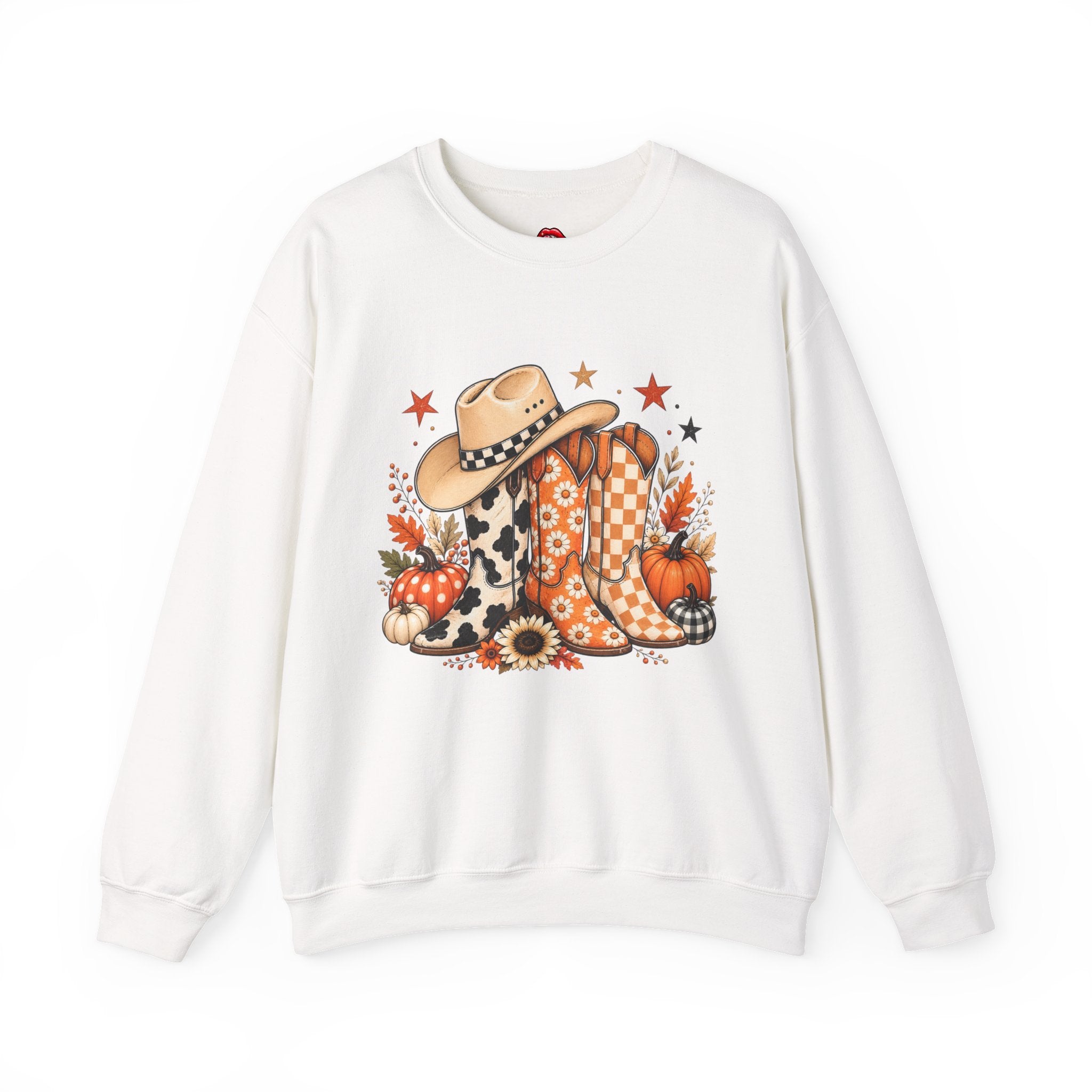 Cowboy Boots & Hat Fall Sweatshirt