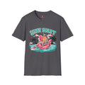 Stay Salty Skeleton Flamingo T-Shirt | Retro Beach Palm Graphic