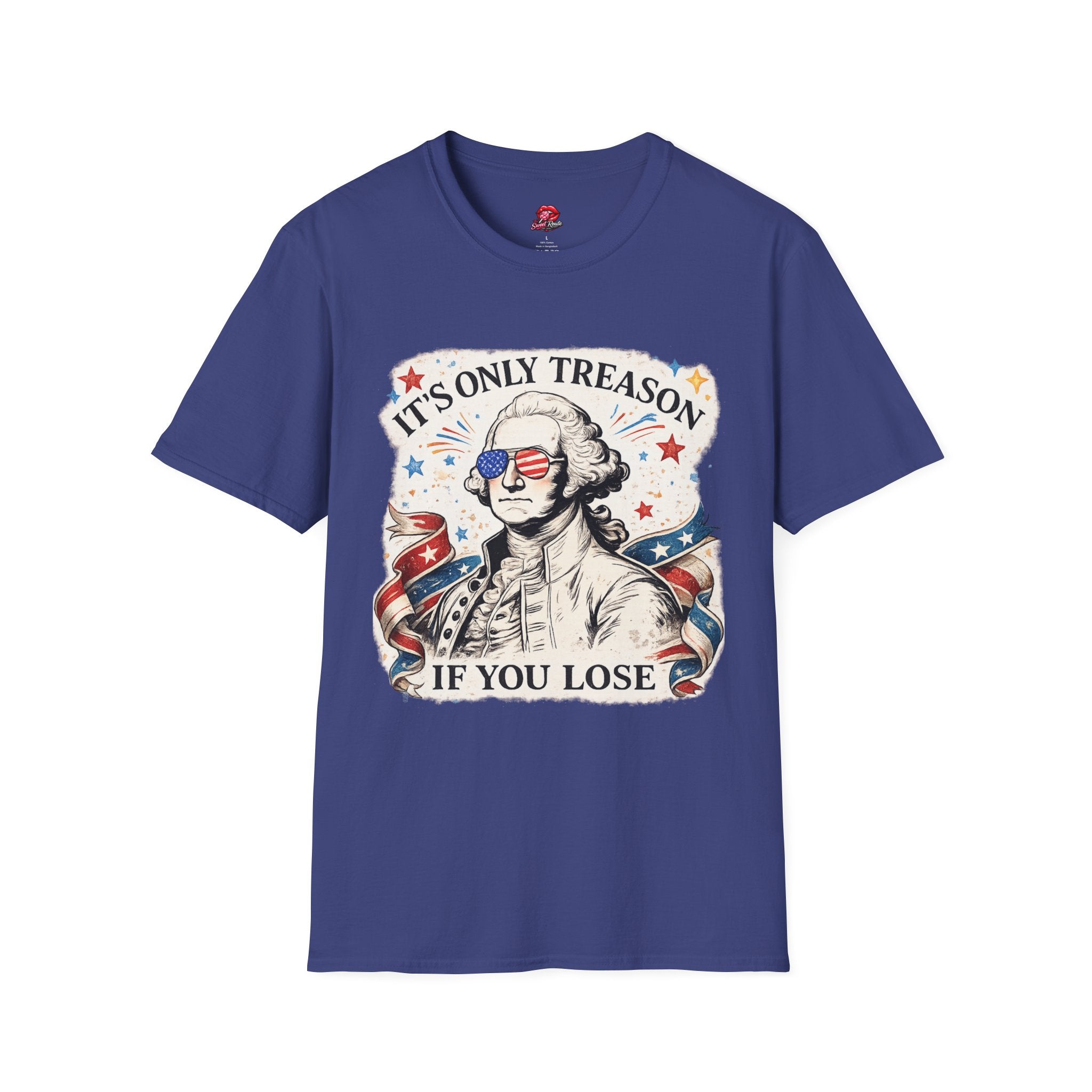 It's Only Treason If You Lose Patriotic Graphic Tee