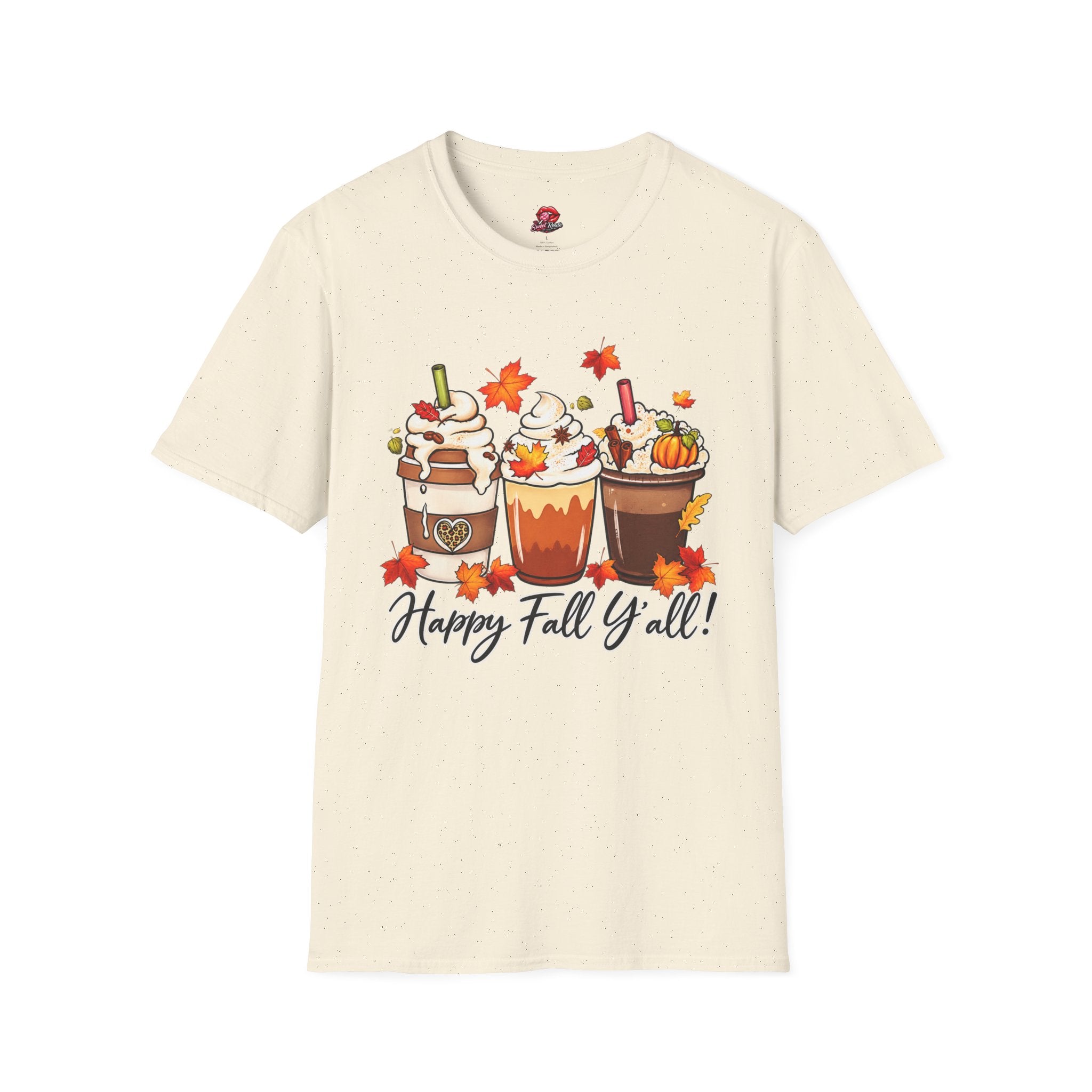 Happy Fall Y'all Pumpkin Spice Latte Tee