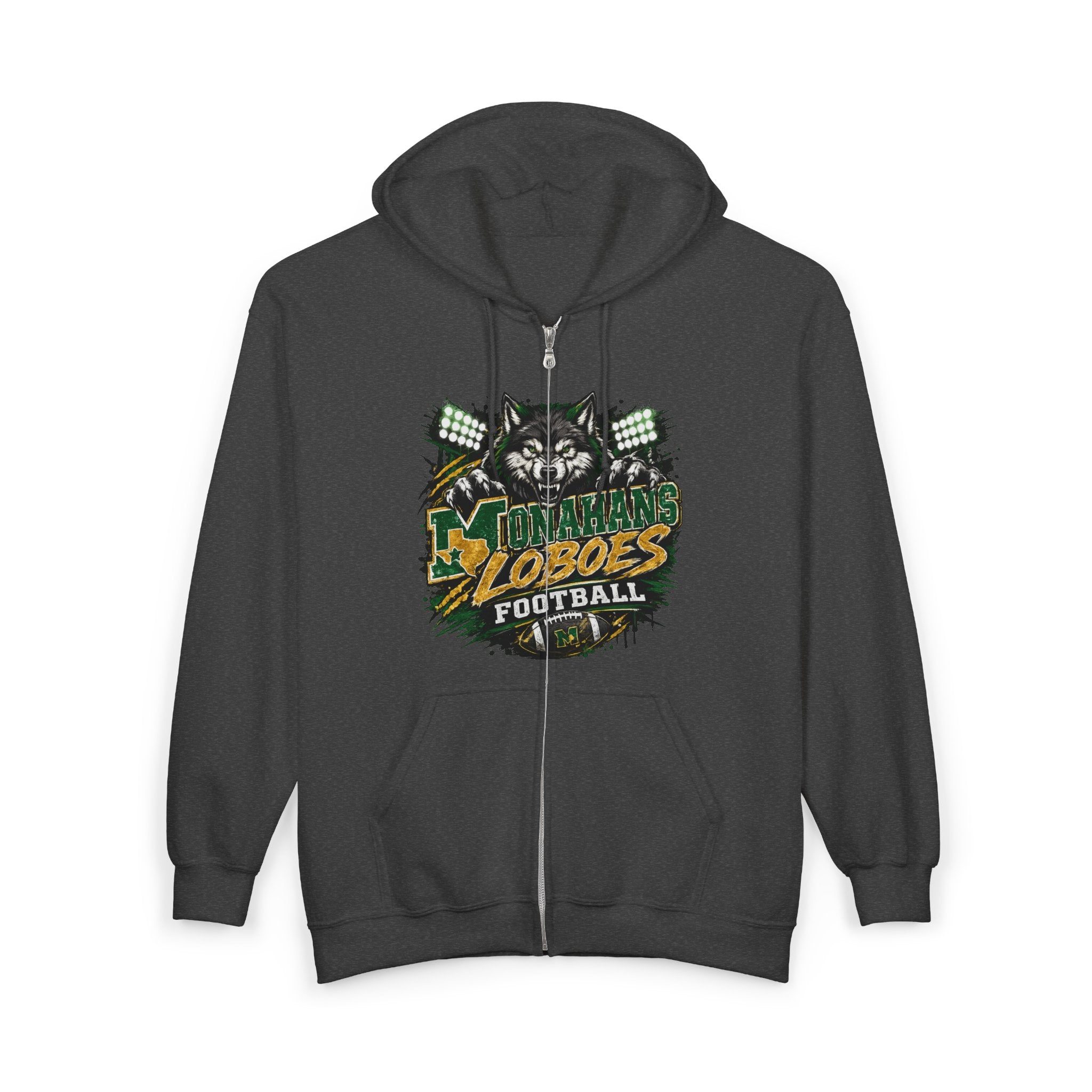 Loboes Football Full-Zip Hoodie