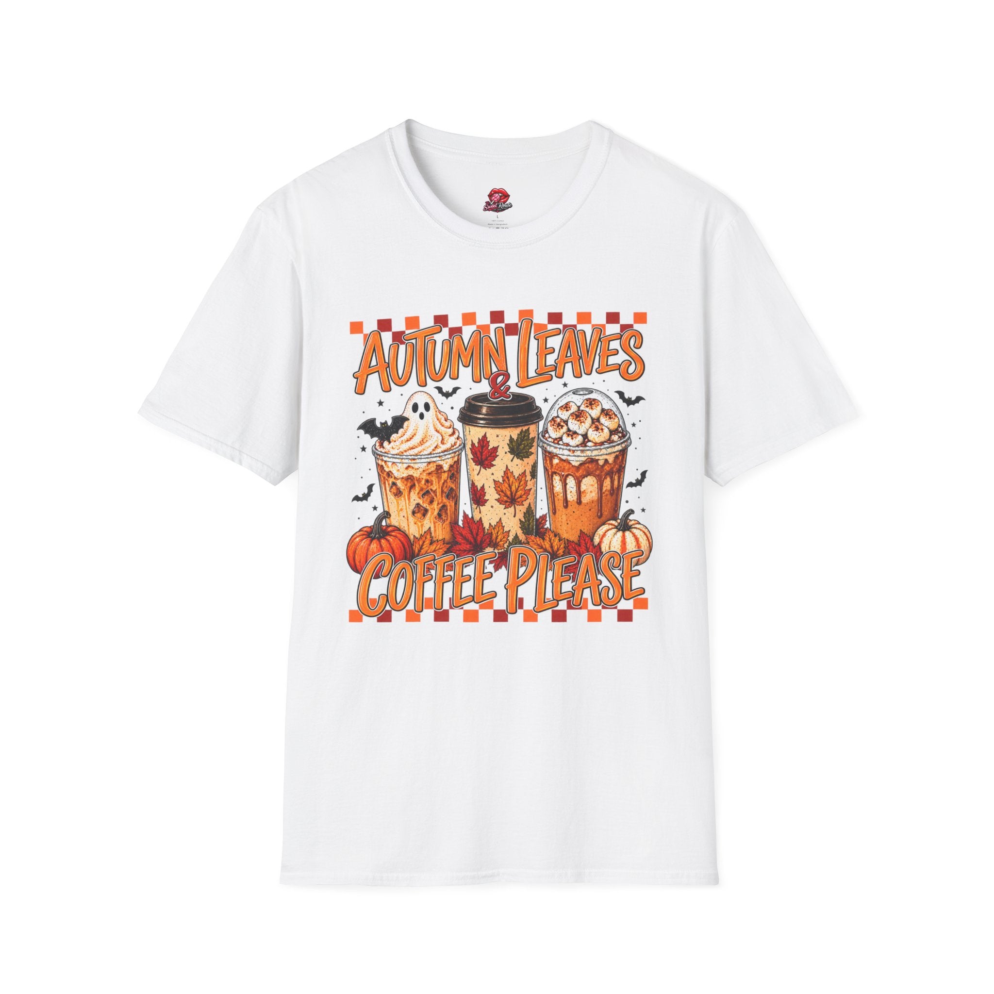 Autumn Leaves Coffee Please T-Shirt