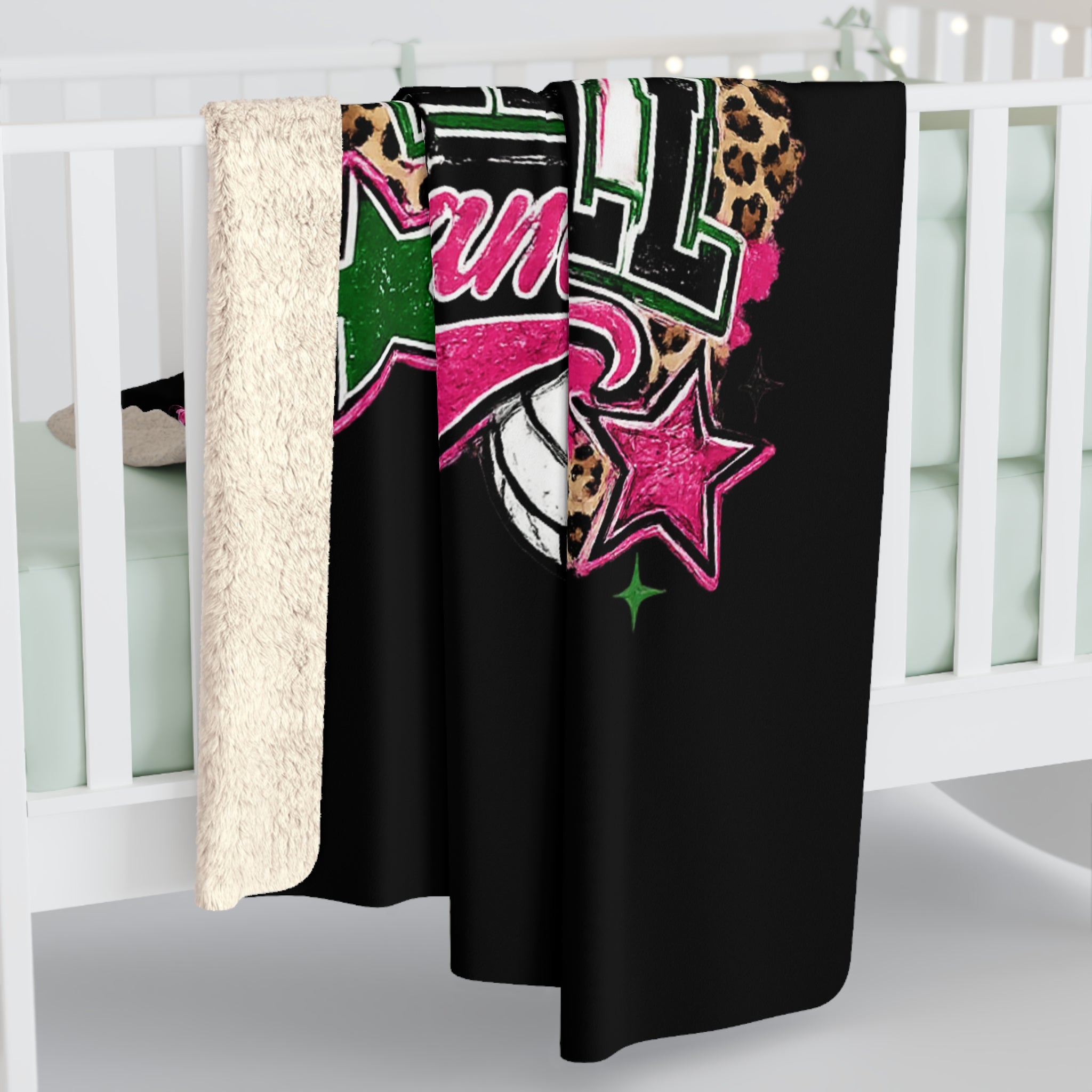 Loboes Volleyball Sherpa Blanket