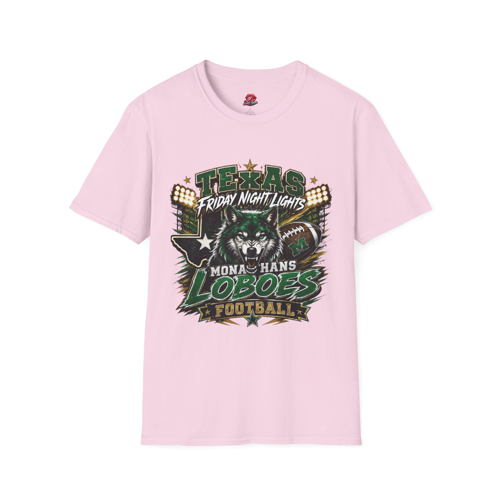 Texas Friday Night Lights Loboes Football T-Shirt — Monahans Loboes Fan Tee