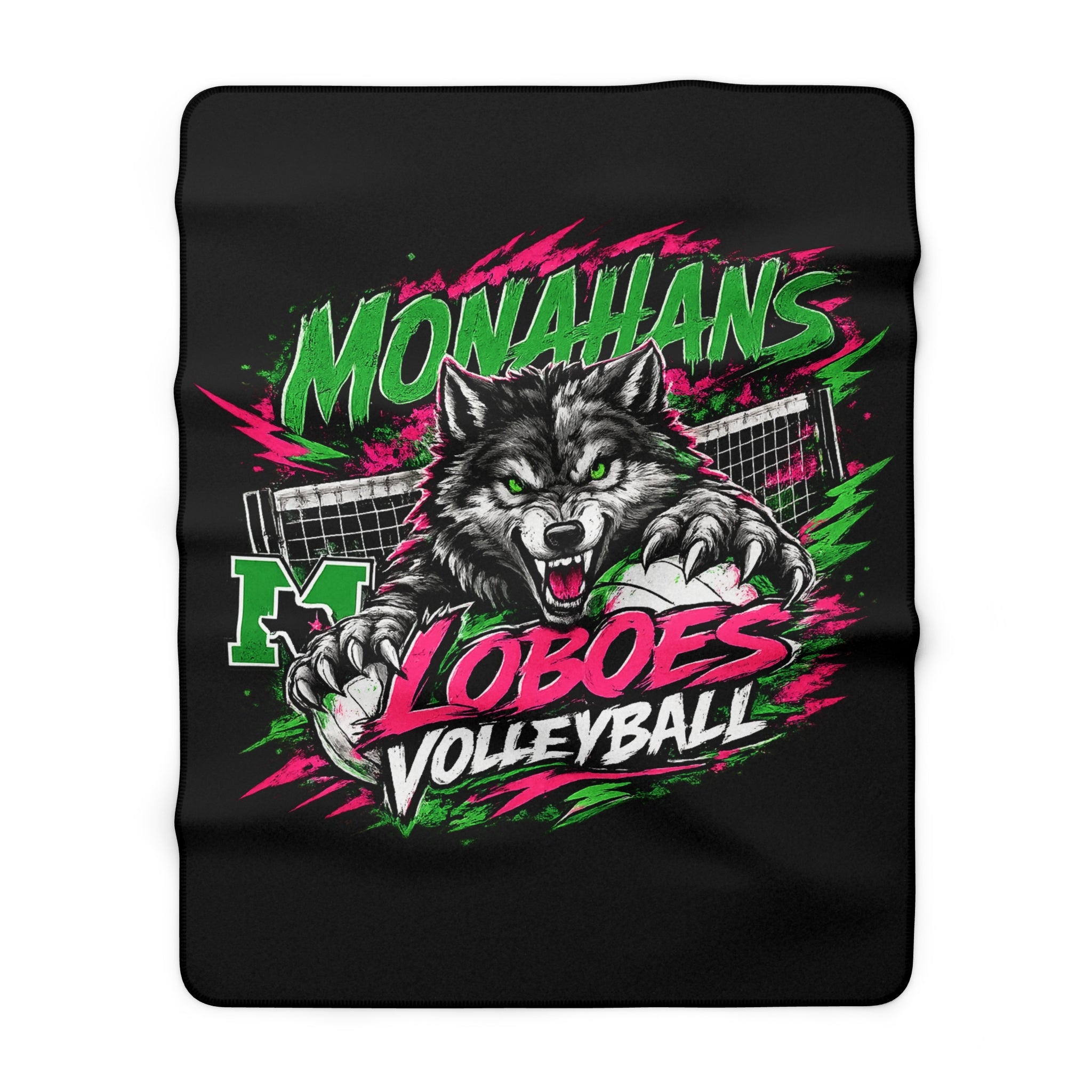 Loboes Volleyball Sherpa Blanket