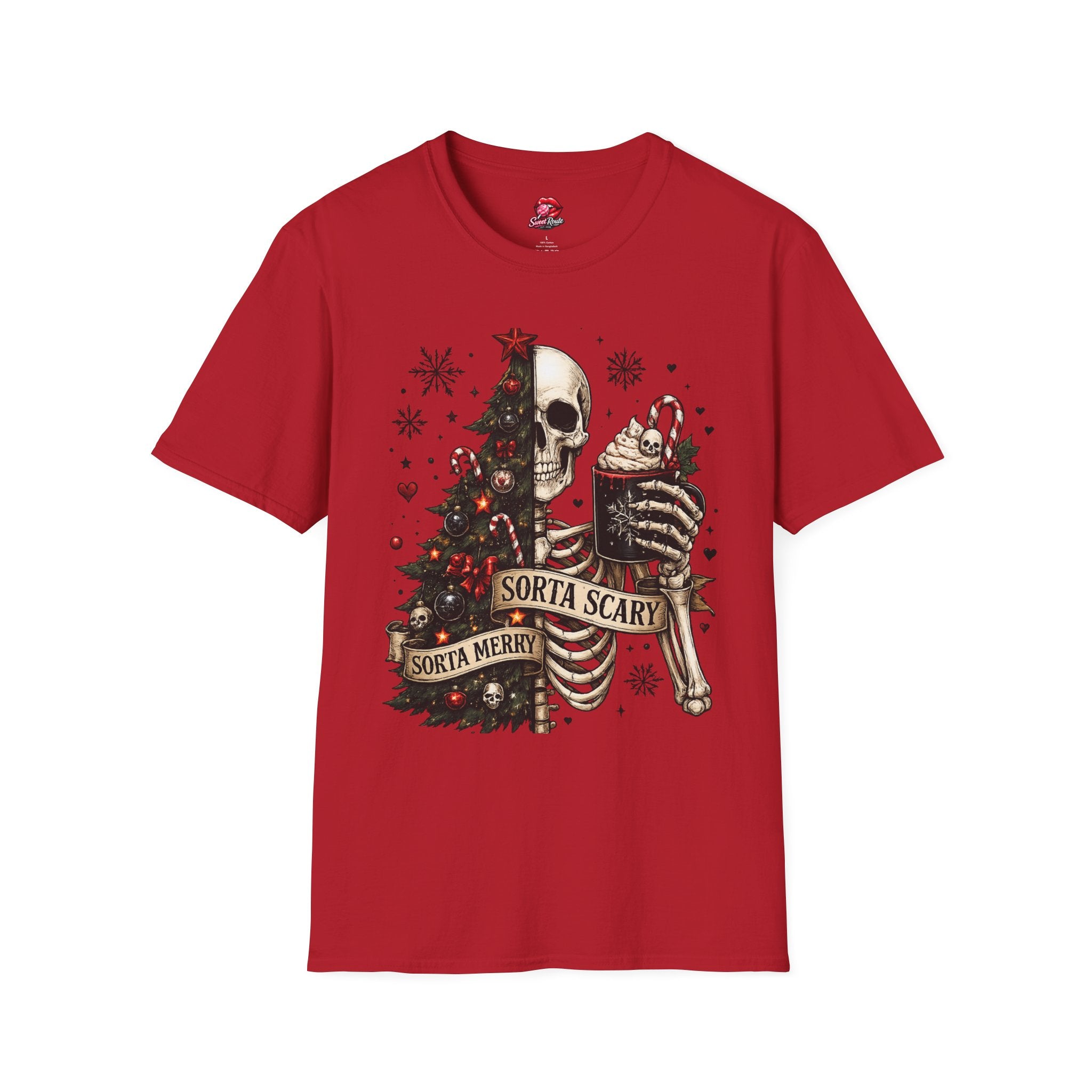Skull Christmas Tree T-Shirt