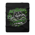 Monahans Loboes Track Sherpa Fleece Blanket