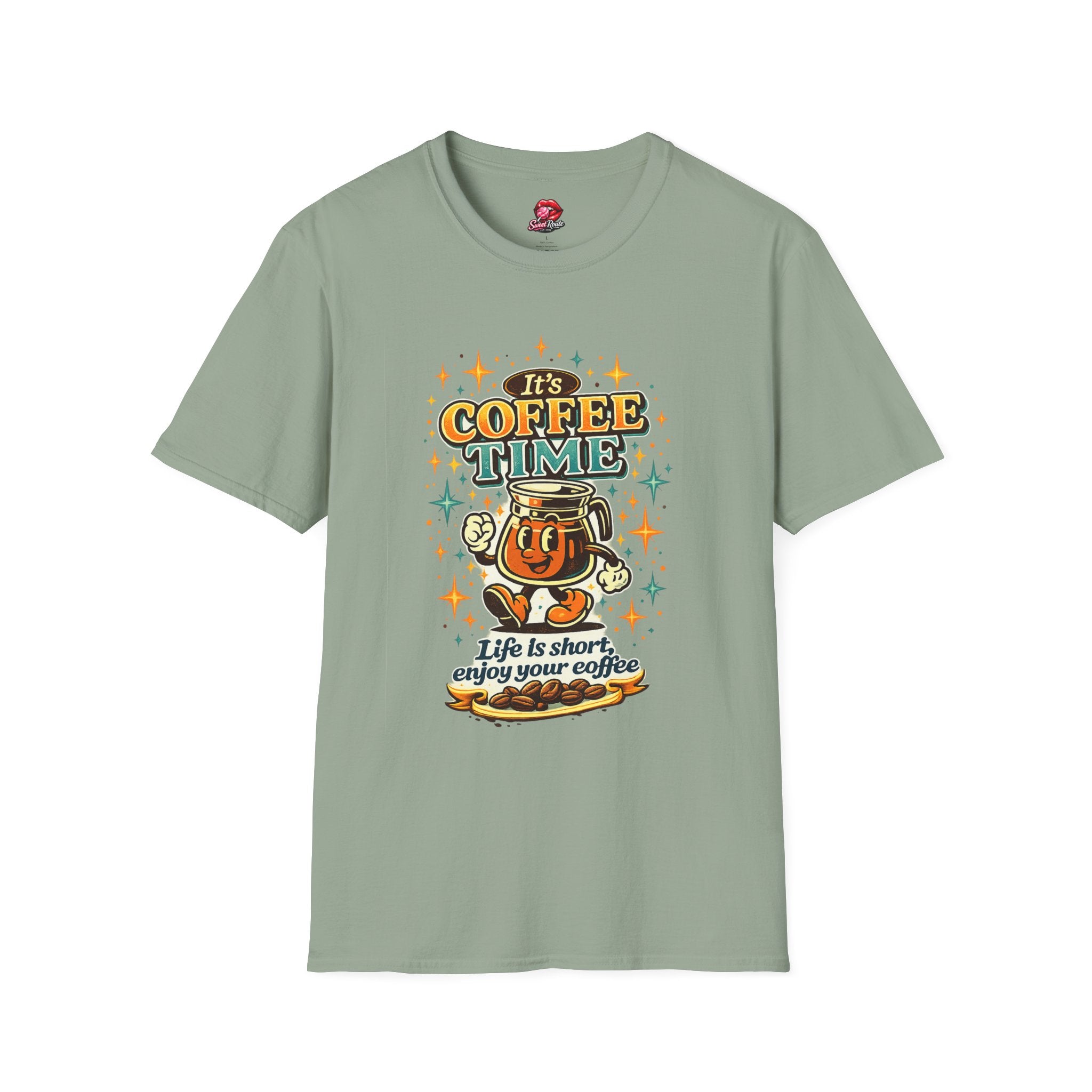 It’s Coffee Time Retro Coffee T-Shirt