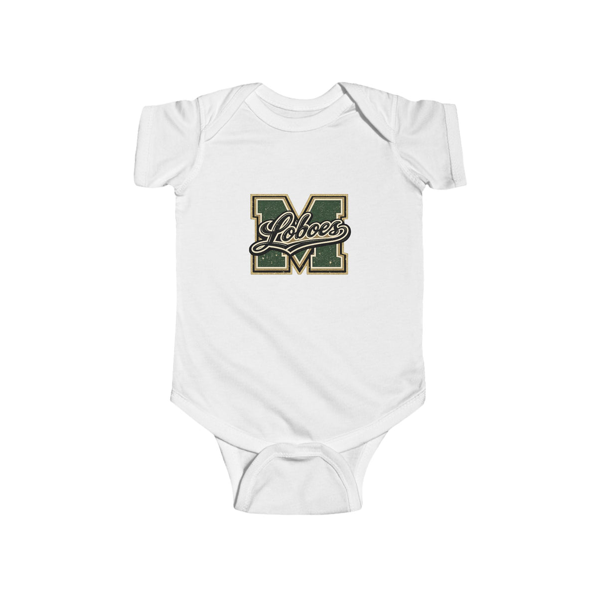 Loboes Script Logo Baby Team Onesie