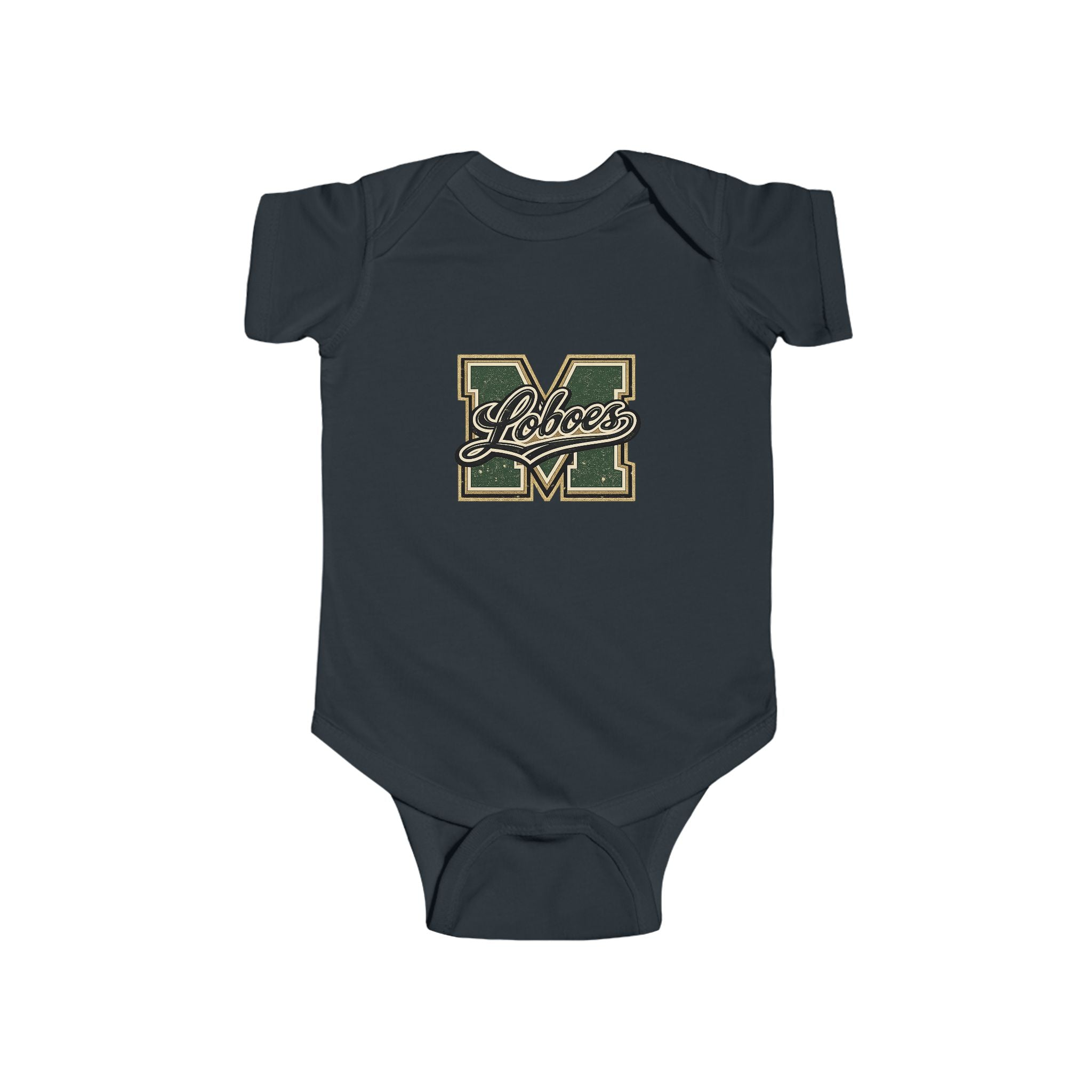 Loboes Script Logo Baby Team Onesie