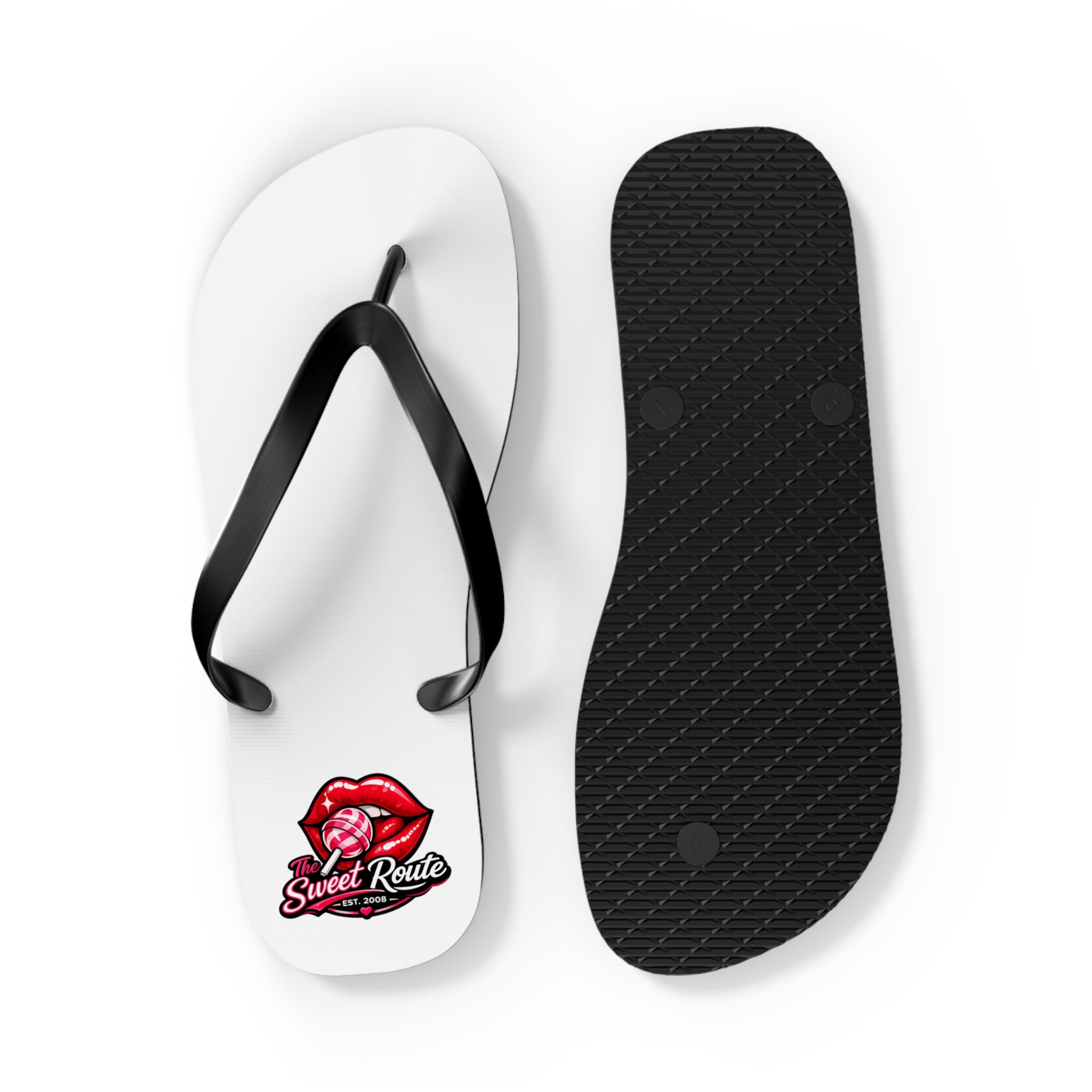Sweet Route Logo Beach Sandals