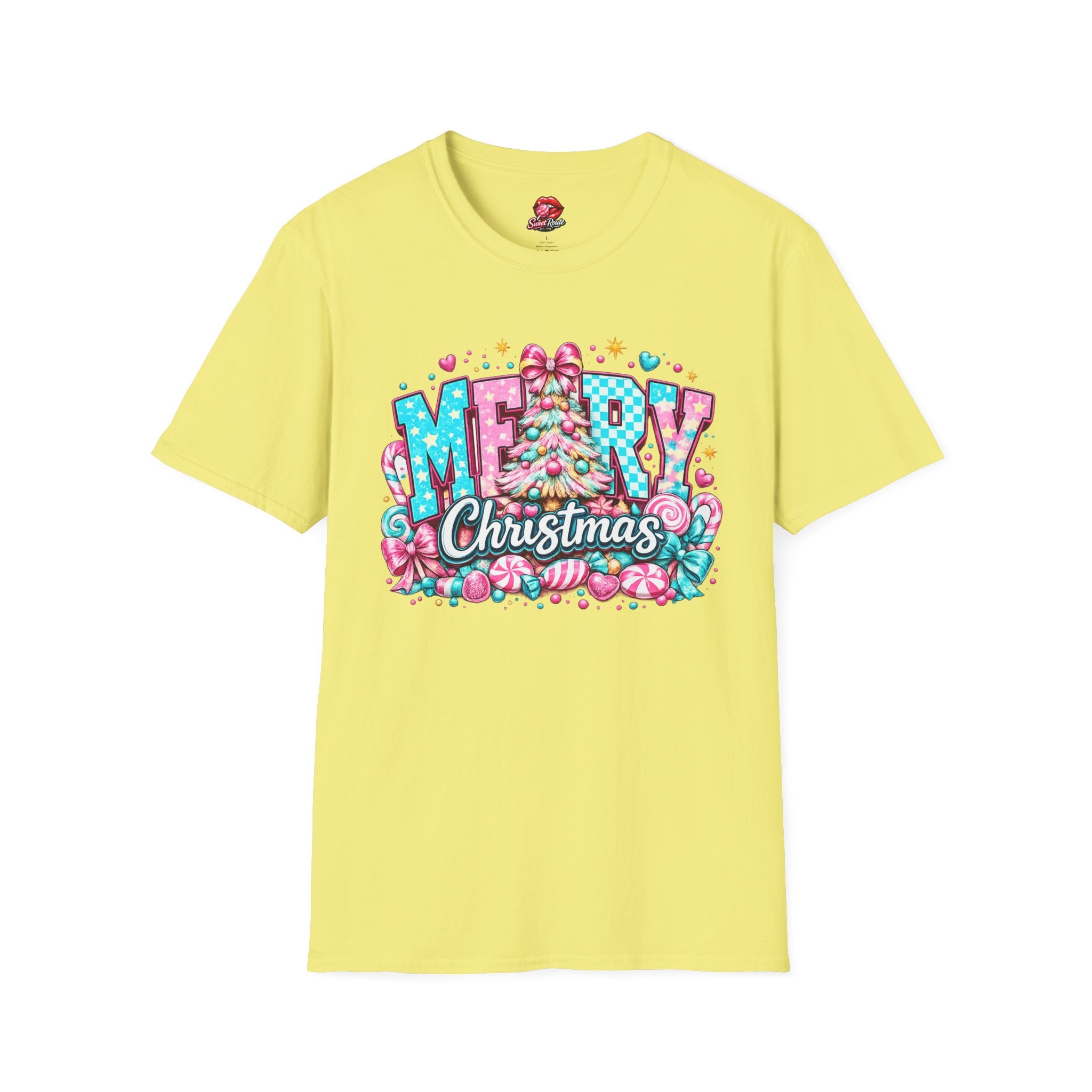 Merry Christmas candy tree T-Shirt
