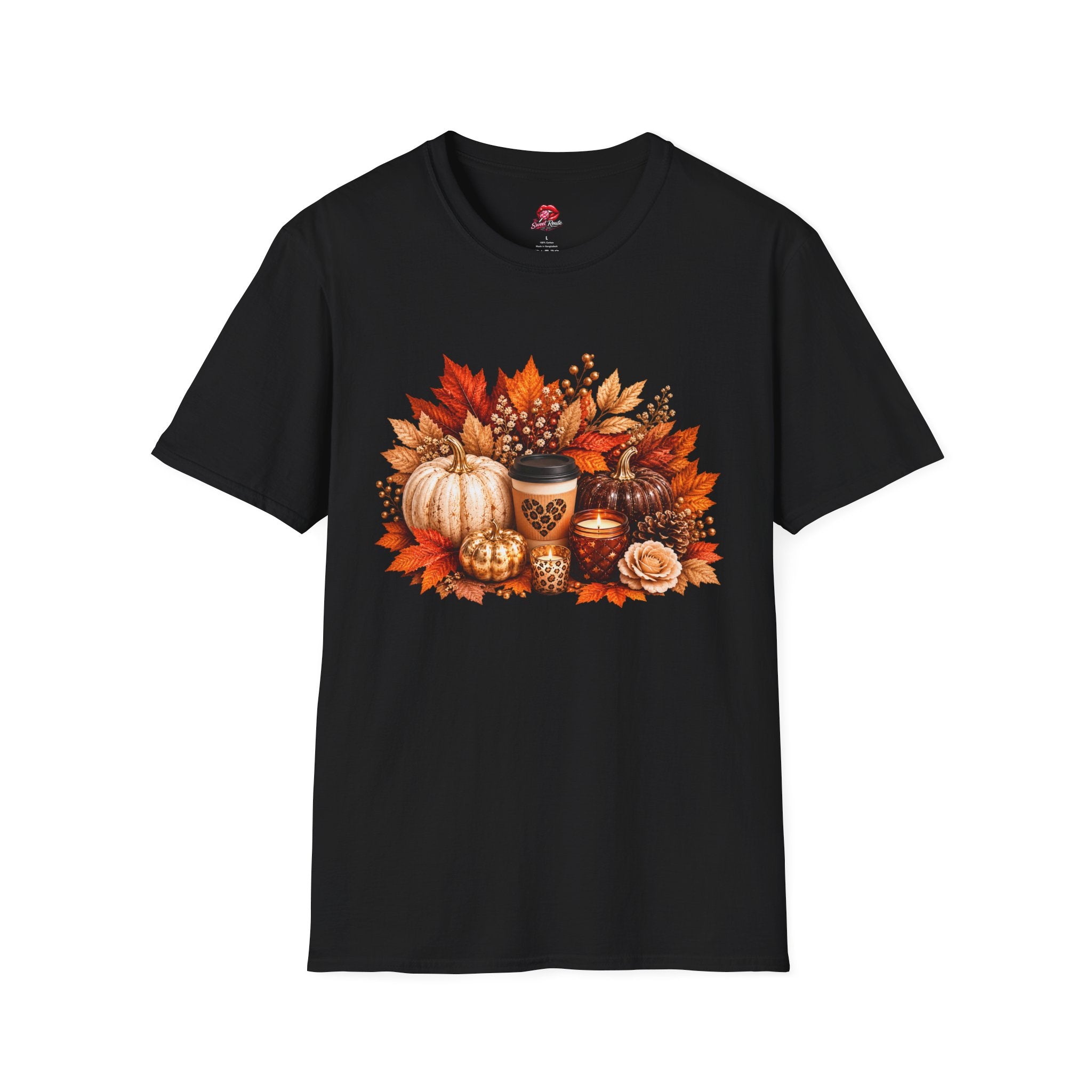 Autumn Pumpkin & Coffee T-Shirt