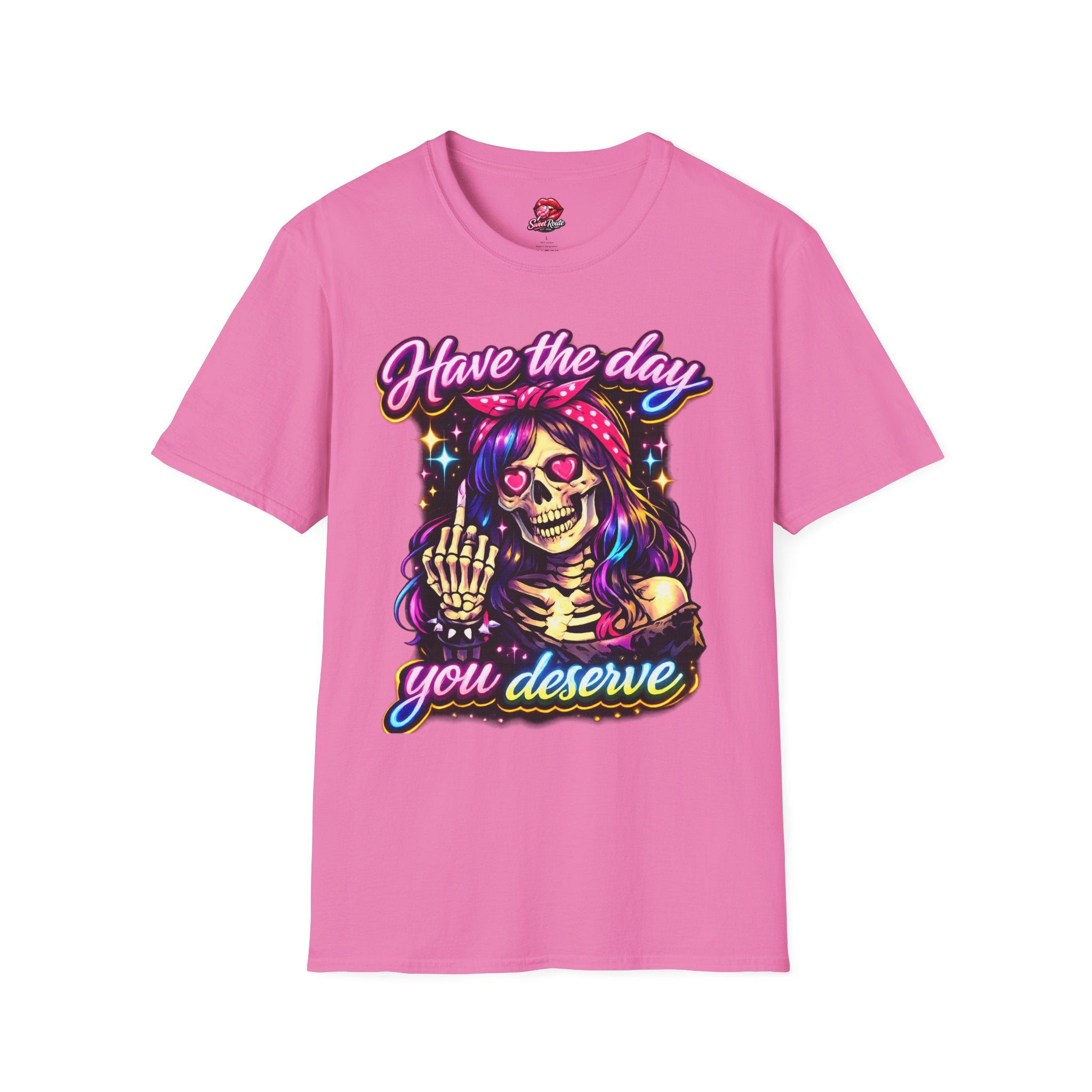 Have the Day Skull Girl Graphic T-Shirt