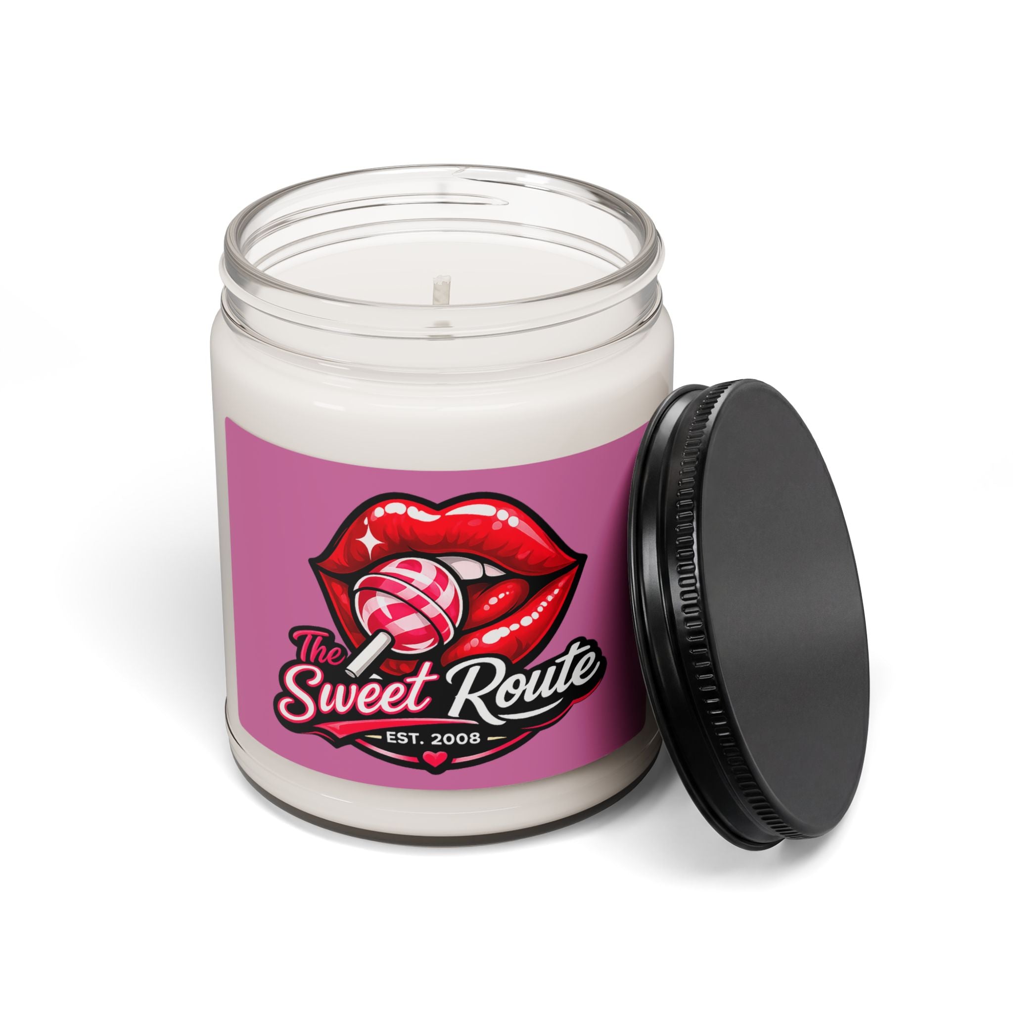 Sweet Route Logo Scented Soy Candle | 9oz Jar