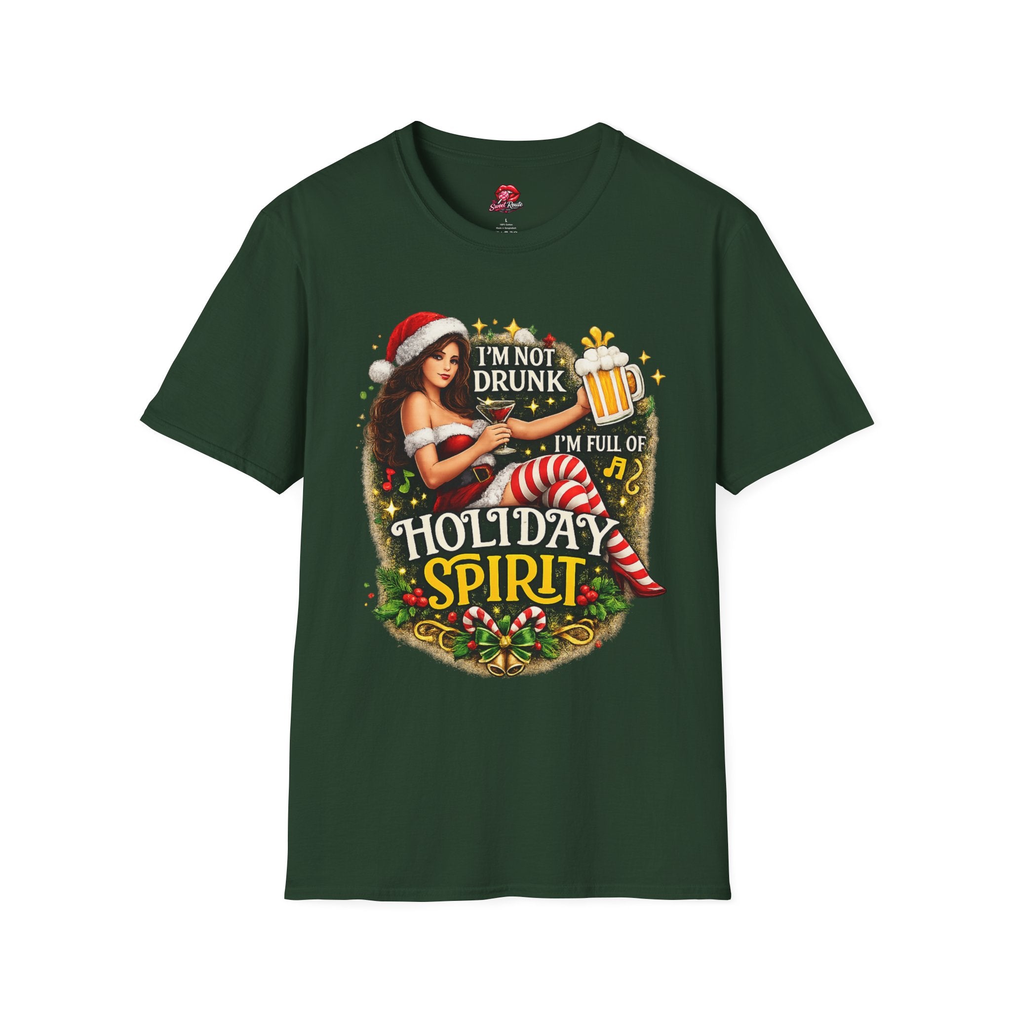 I'm Not Drunk I'm Full of Holiday Spirit T-Shirt