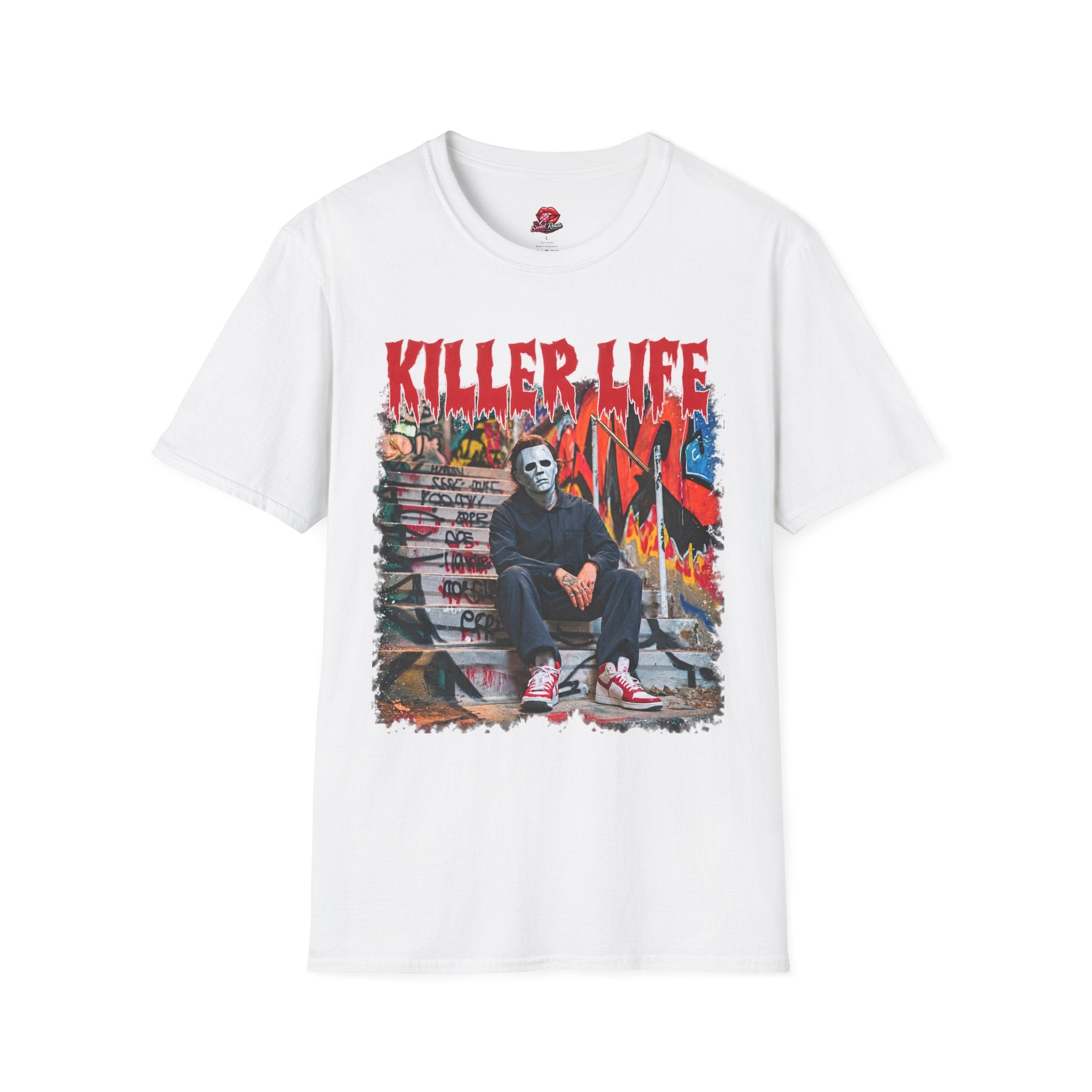 Killer Life Michael Mask Street Art Tee