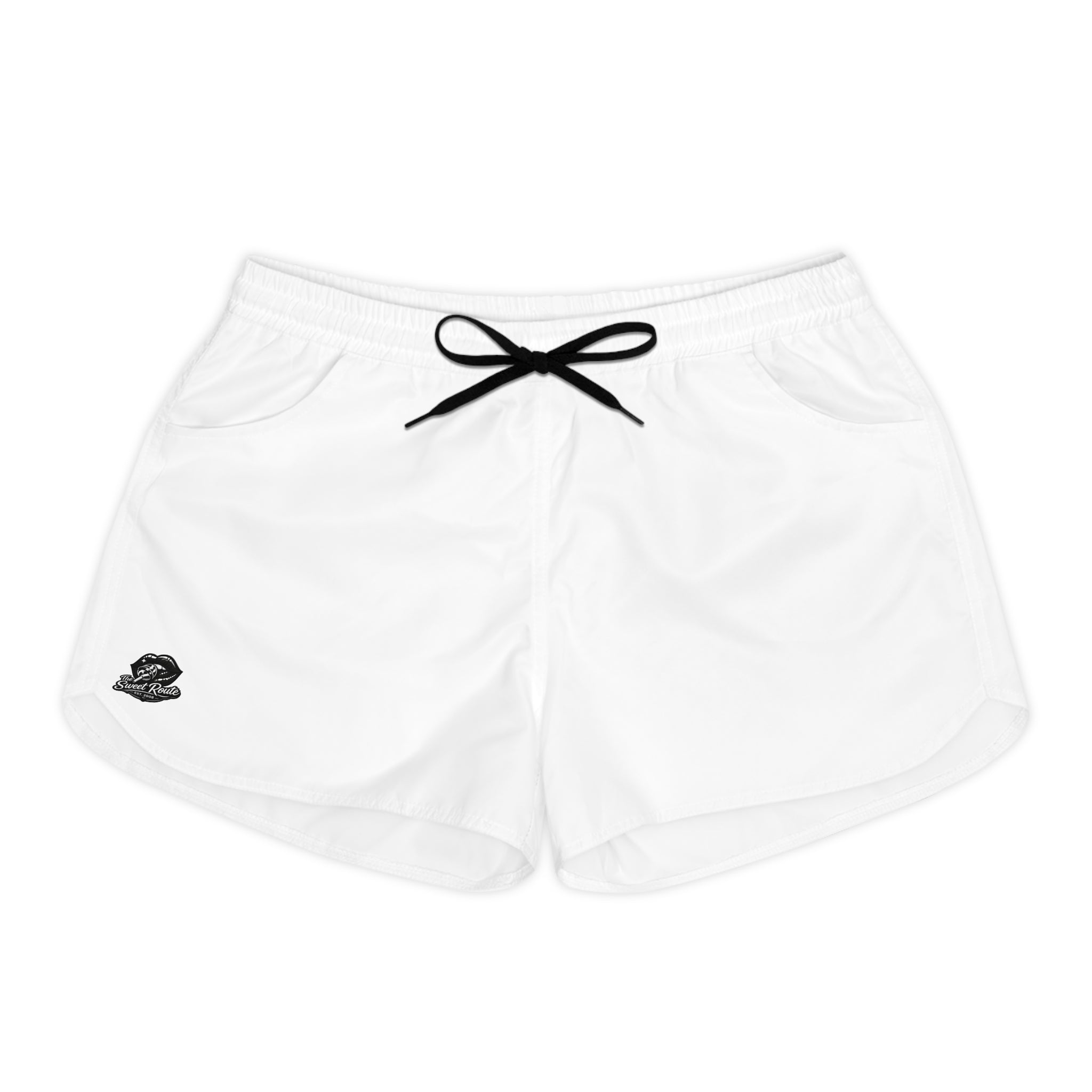 Sweet Route Women's White Casual Shorts