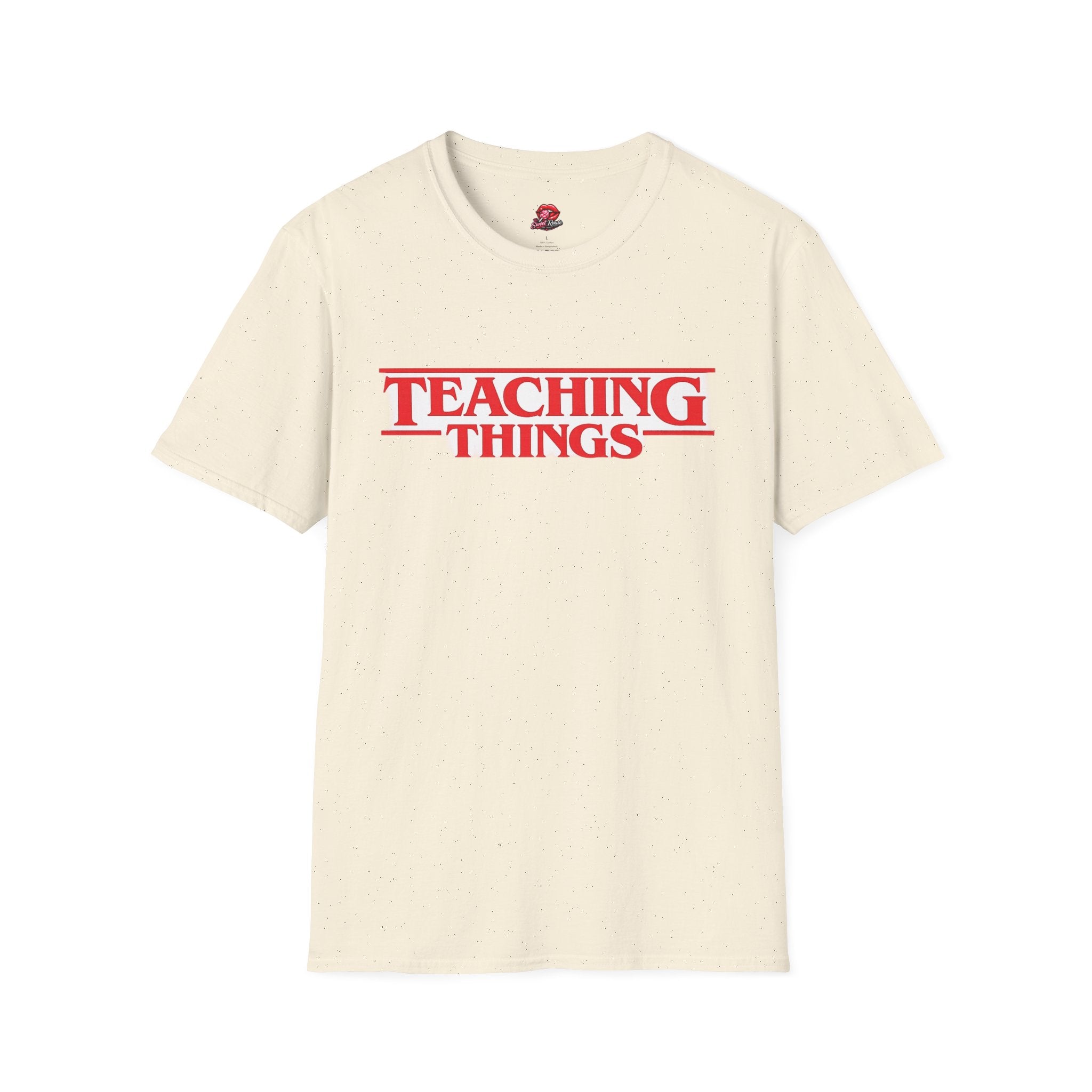 Teaching Things Retro Teacher T-Shirt | Vintage Red Graphic Teacher Tee | Funny Educator Shirt | Back to School Gift