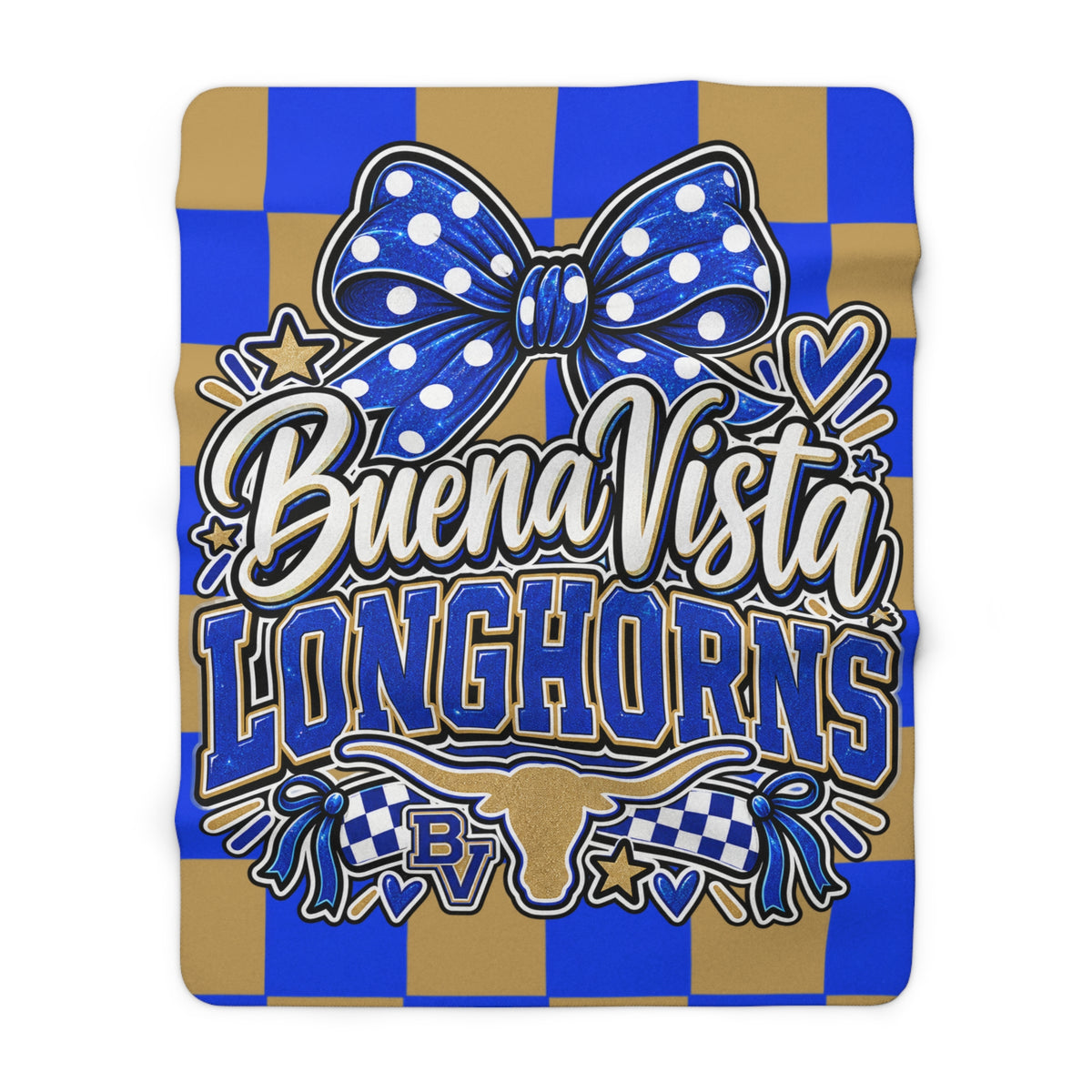 Buena Vista Longhorns Sherpa Blanket