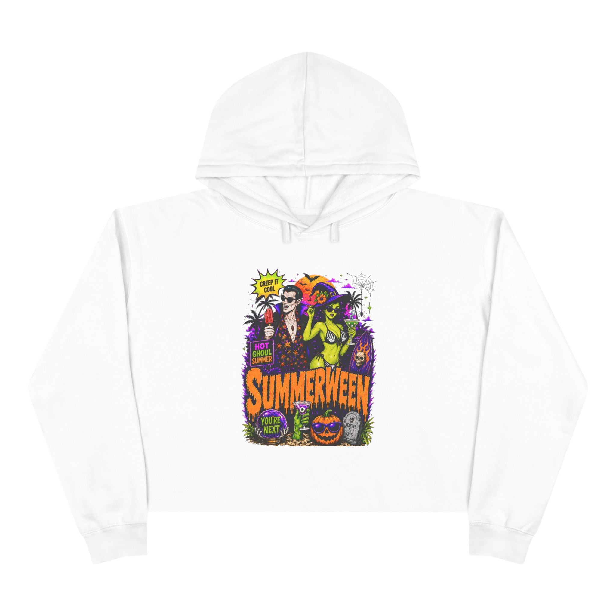 Summerween Crop Hoodie