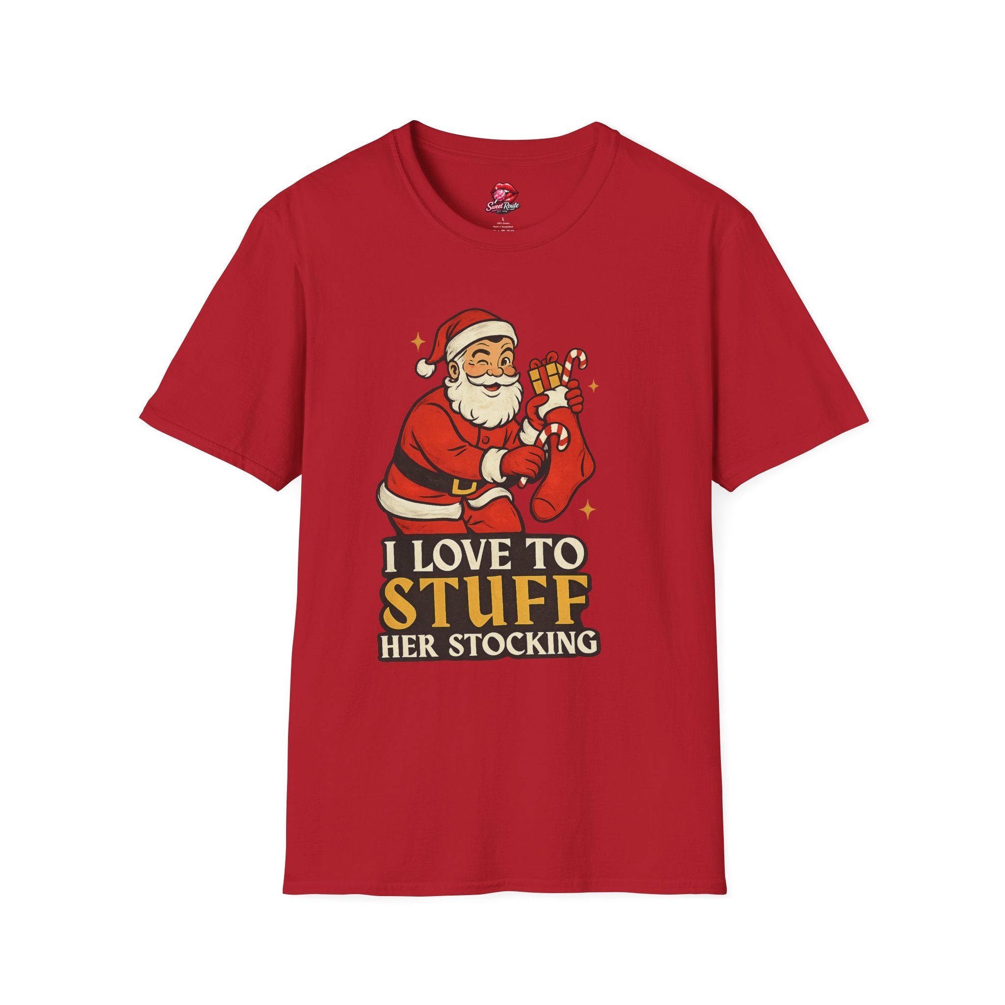 Santa stuffing her stocking T-Shirt