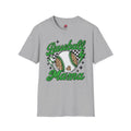 Green Leopard Baseball Mama Tee