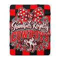 Grandfalls Royalty Cowboys Sherpa Fleece Blanket