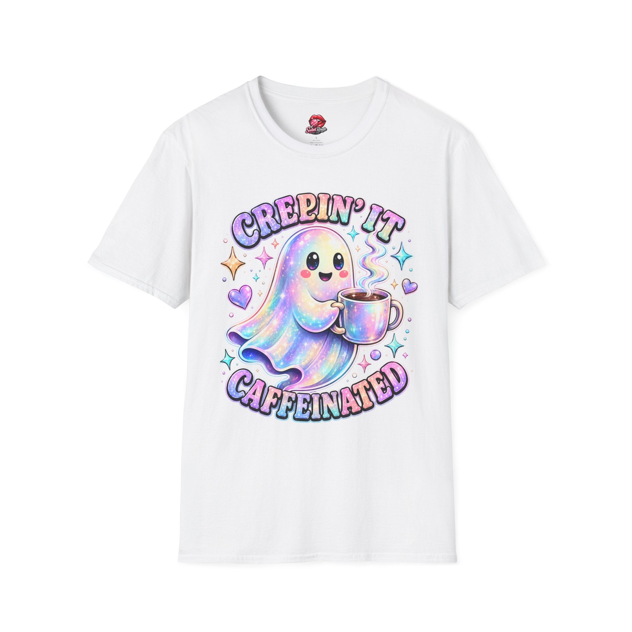 Creepin' It ghost sipping coffee T-Shirt