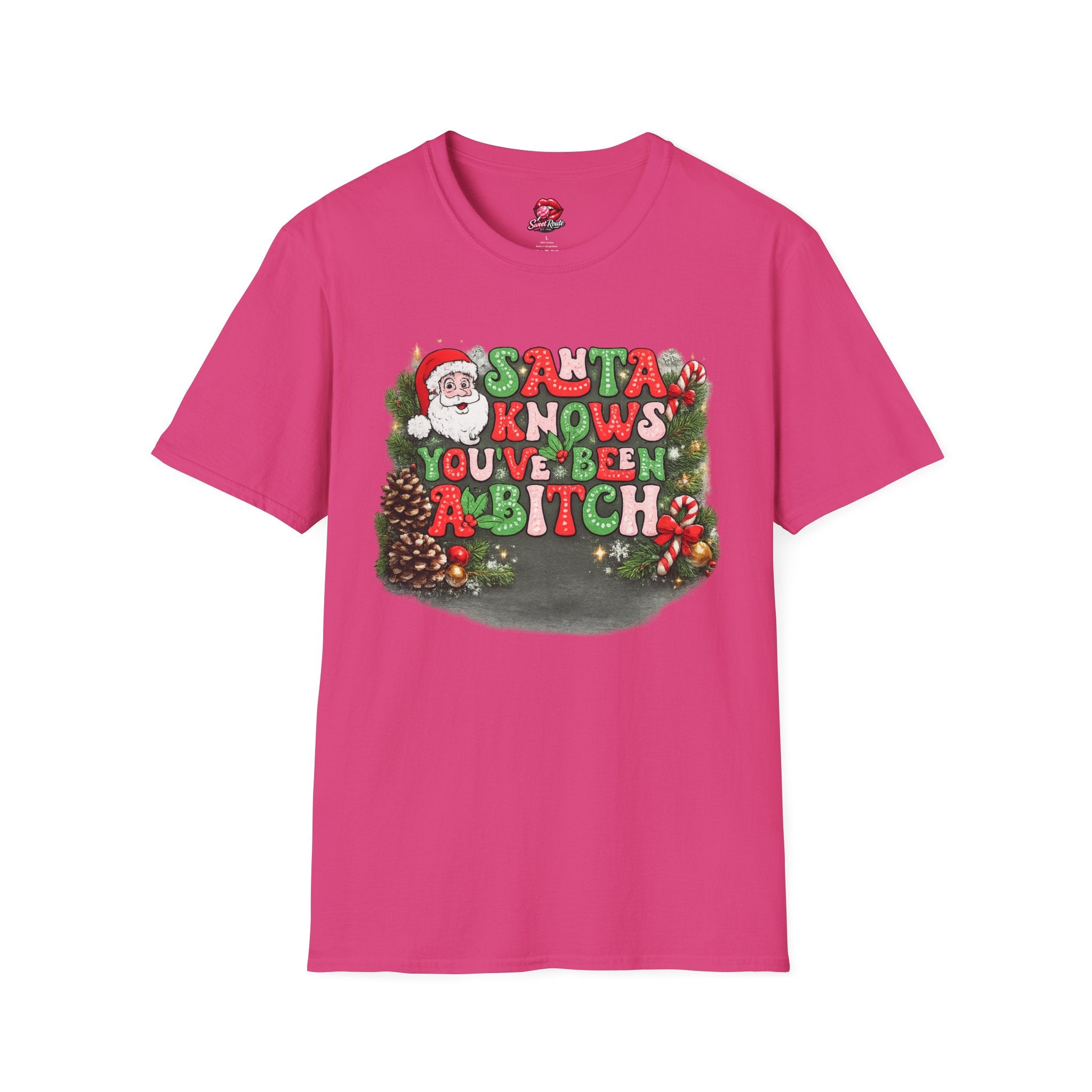 Santa Knows You've Been A Bitch T-Shirt